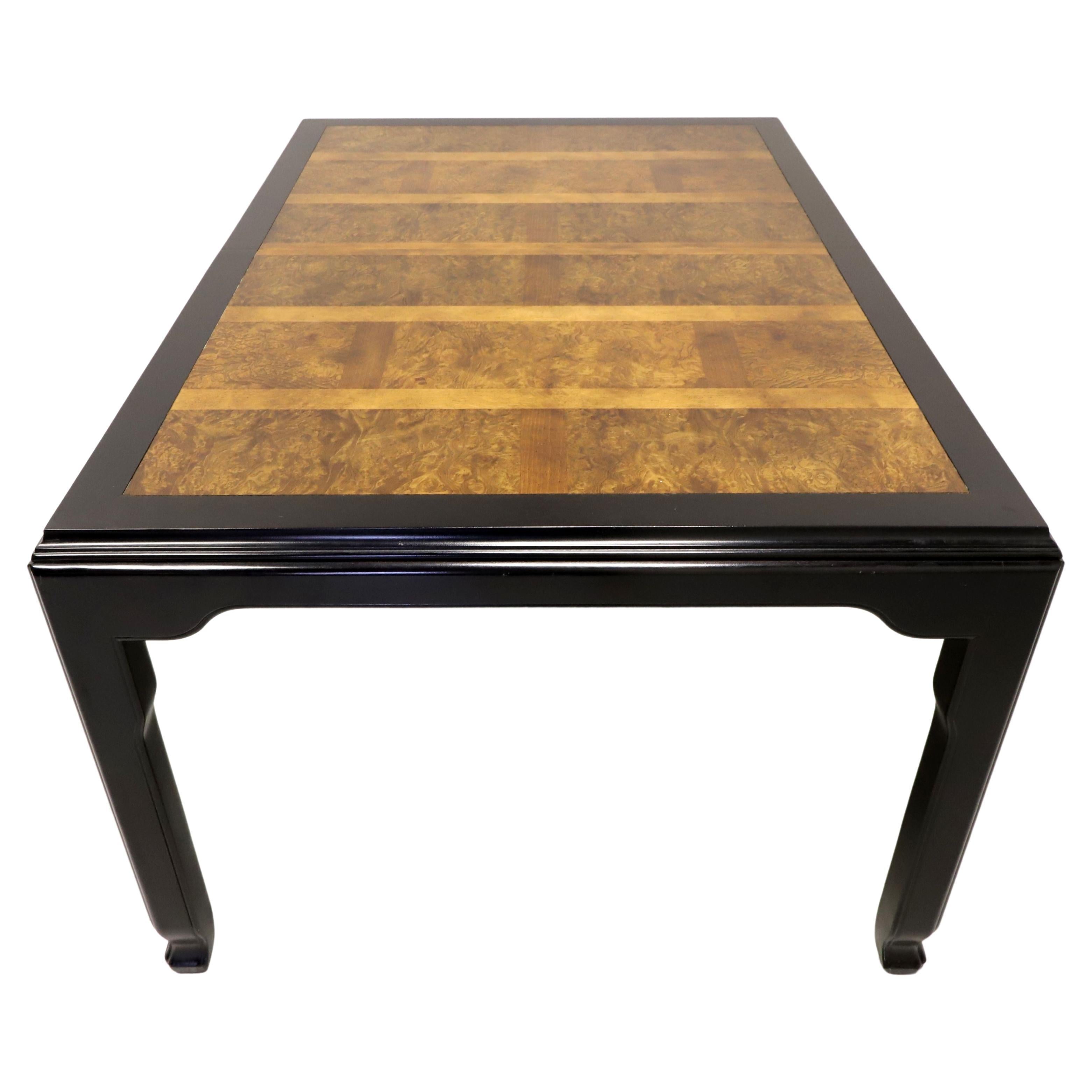 CENTURY Chin Hua by Raymond Sobota Asian Chinoiserie 62 Inch Dining Table For Sale