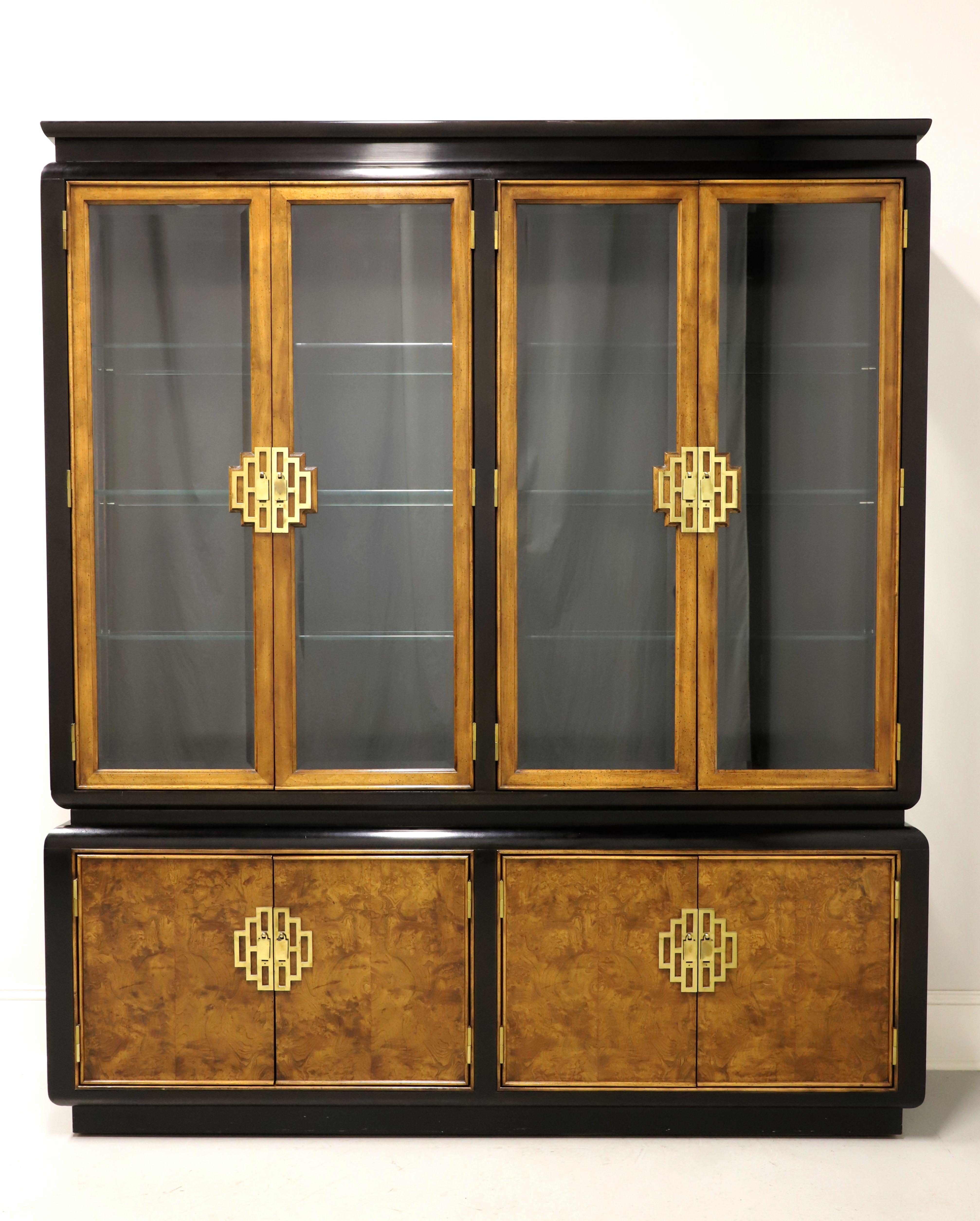An Asian style dual china display cabinet by high-quality furniture maker Century Furniture, from their 