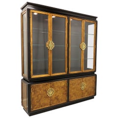 CENTURY Chin Hua by Raymond Sobota Asian Chinoiserie Dual China Cabinet