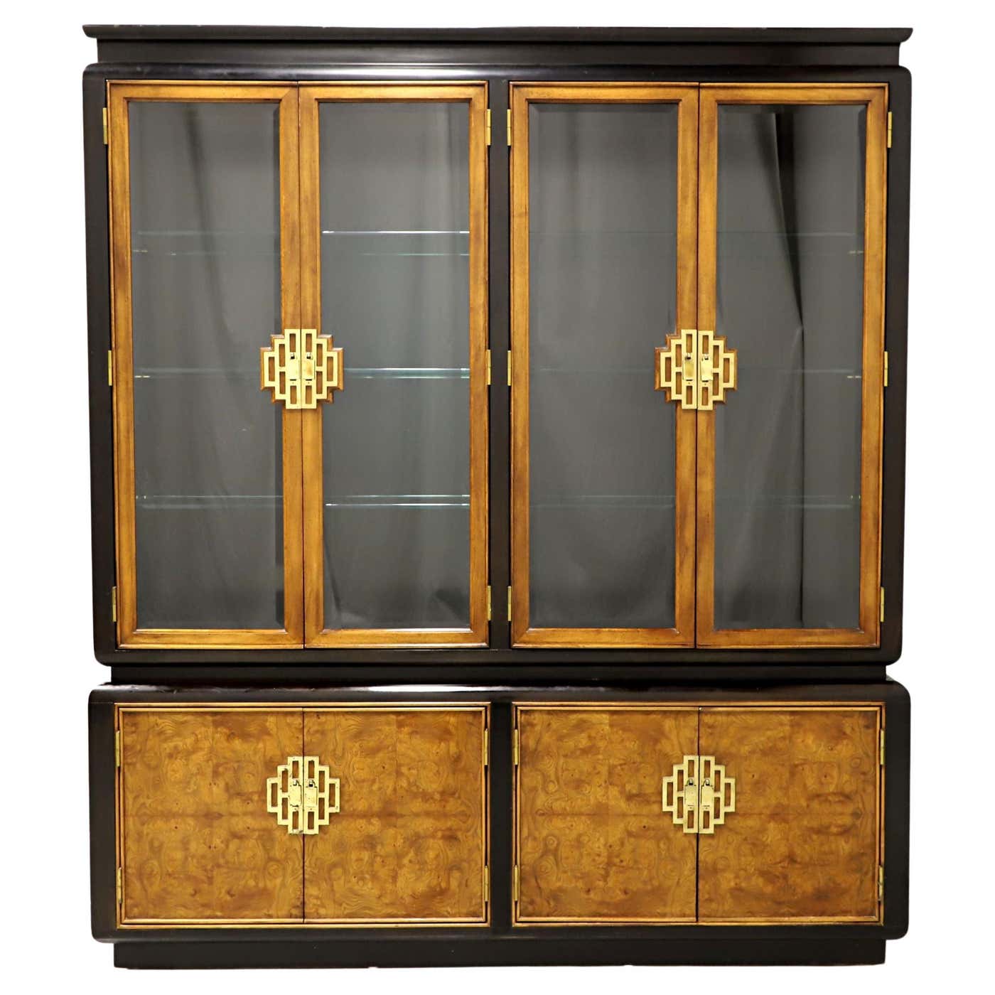 CENTURY Chin Hua by Raymond Sobota Asian Chinoiserie Dual China Display ...