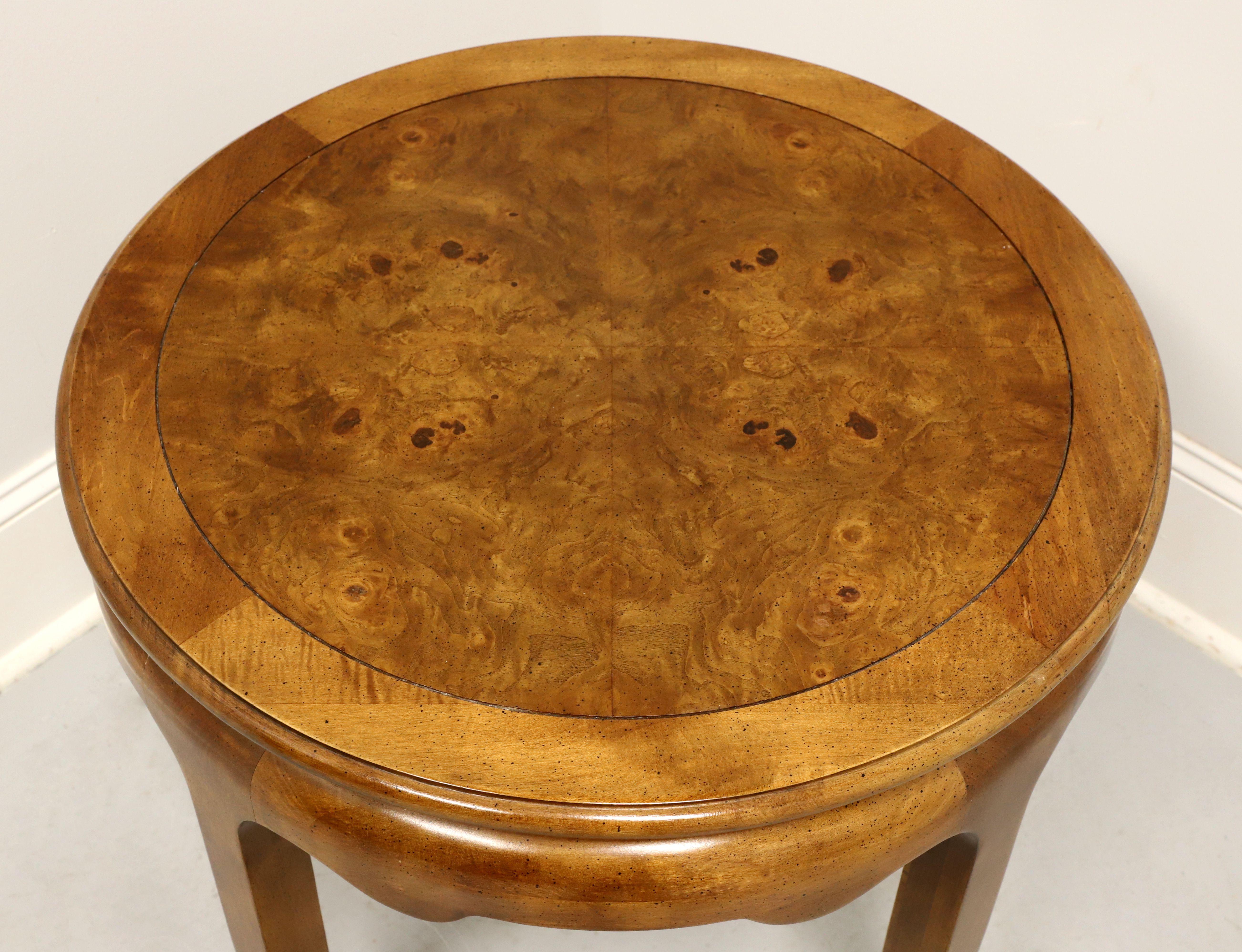 20th Century CENTURY Chin Hua by Raymond Sobota Asian Chinoiserie Round Side Table For Sale
