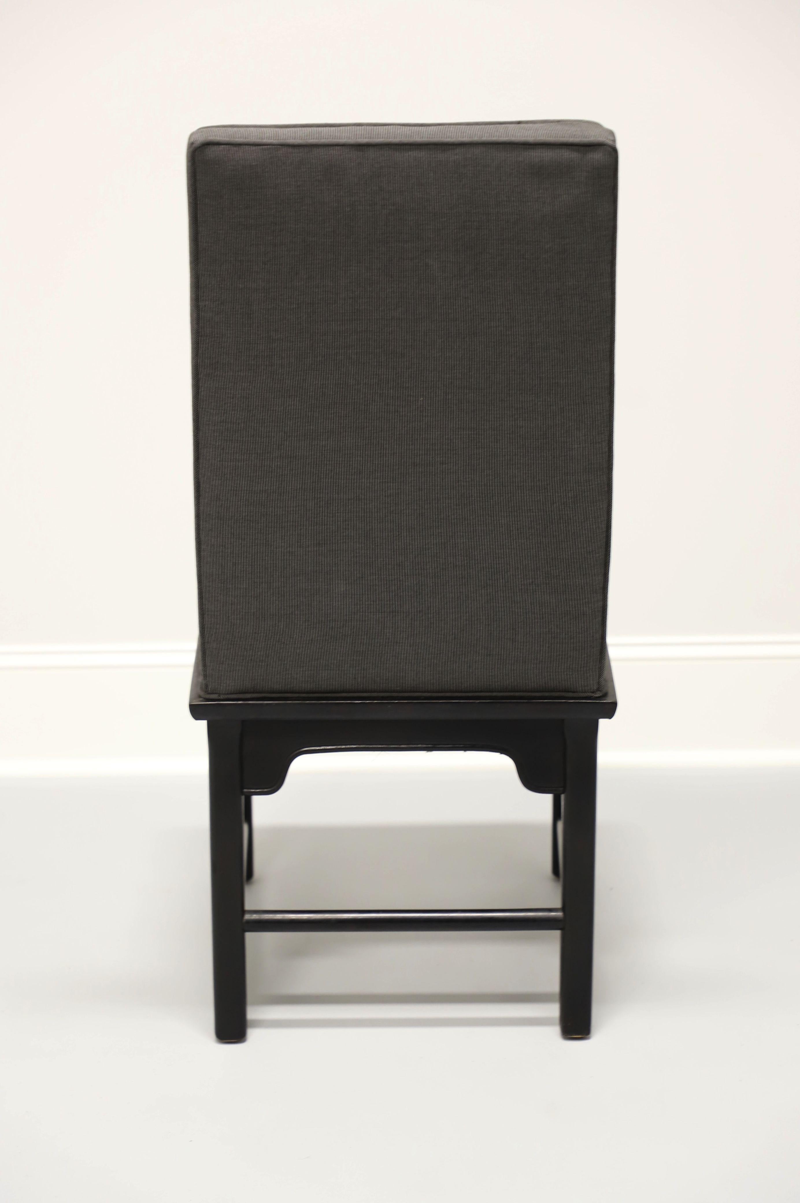 American CENTURY Chin Hua by Raymond Sobota Black Lacquer Side Chair