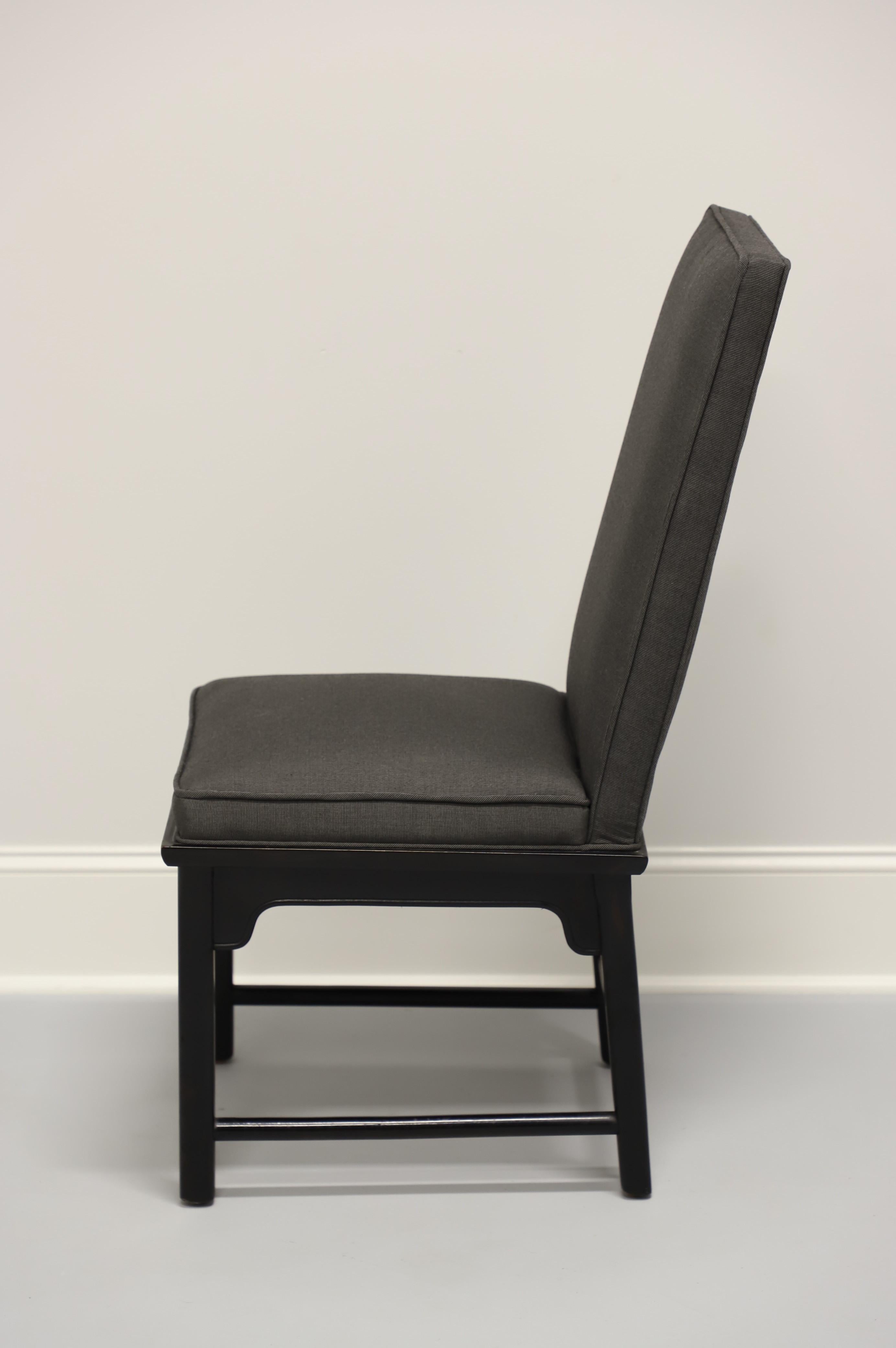 CENTURY Chin Hua by Raymond Sobota Black Lacquer Side Chair In Good Condition In Charlotte, NC