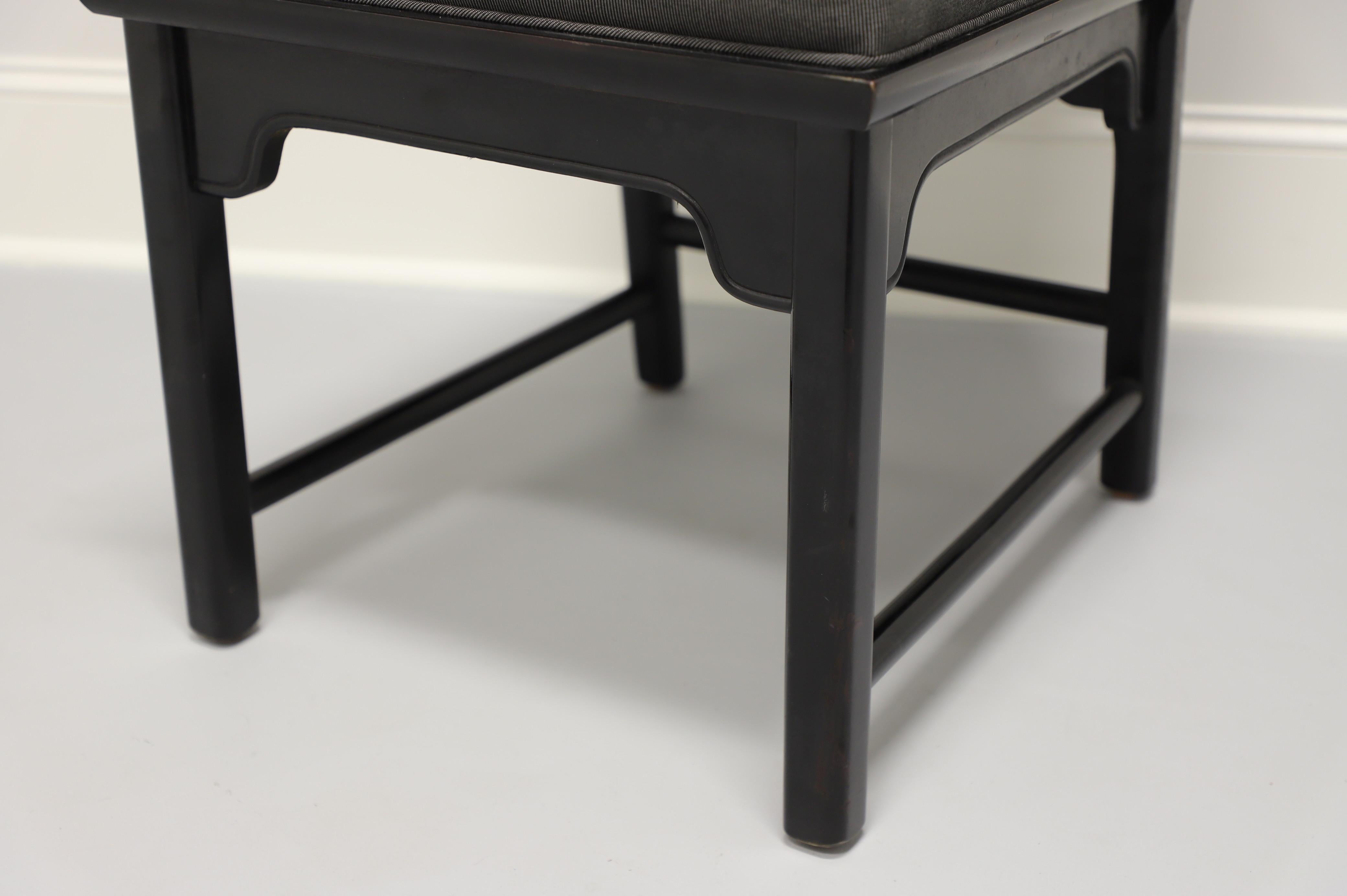 CENTURY Chin Hua by Raymond Sobota Black Lacquer Side Chair 1
