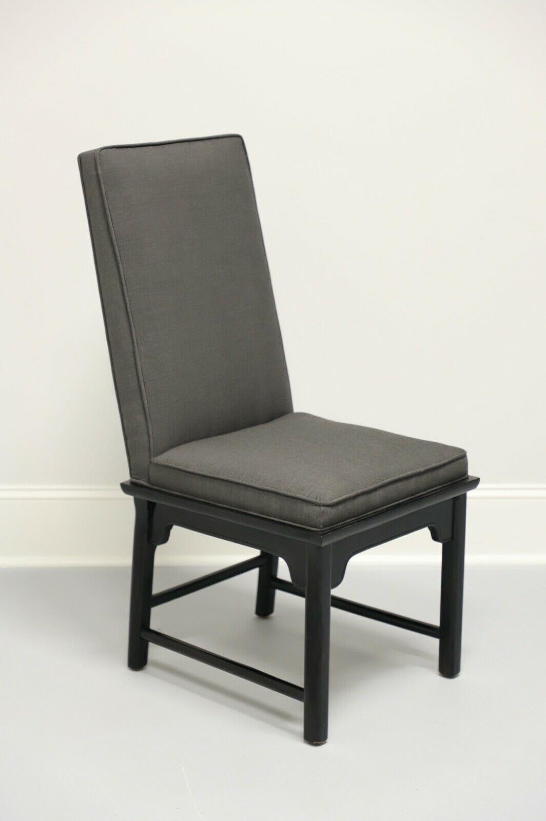 CENTURY Chin Hua by Raymond Sobota Black Lacquer Side Chair For Sale 2