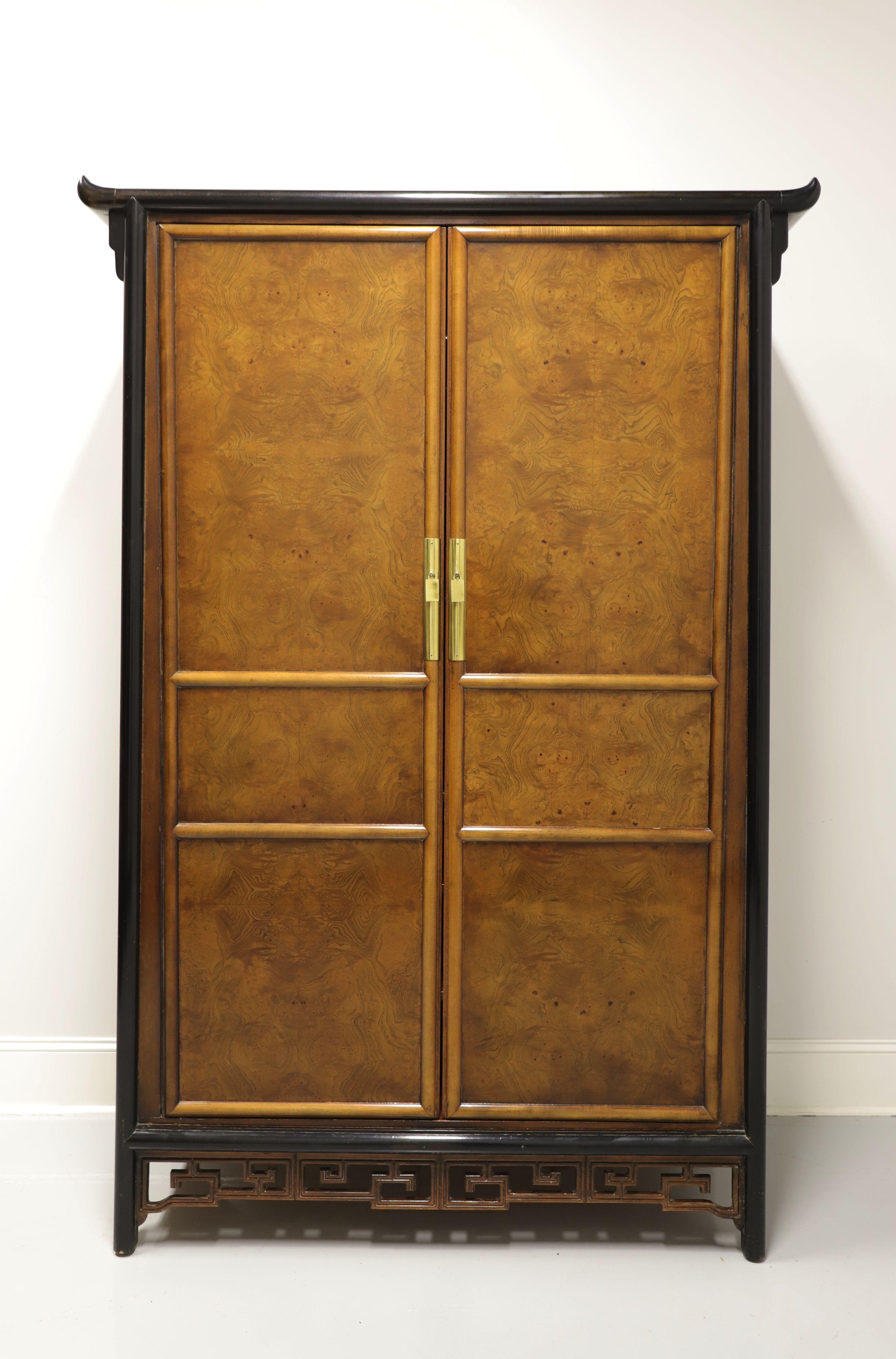 An Asian style, monumentally sized, bar cabinet by top-quality furniture maker Century Furniture, from their 