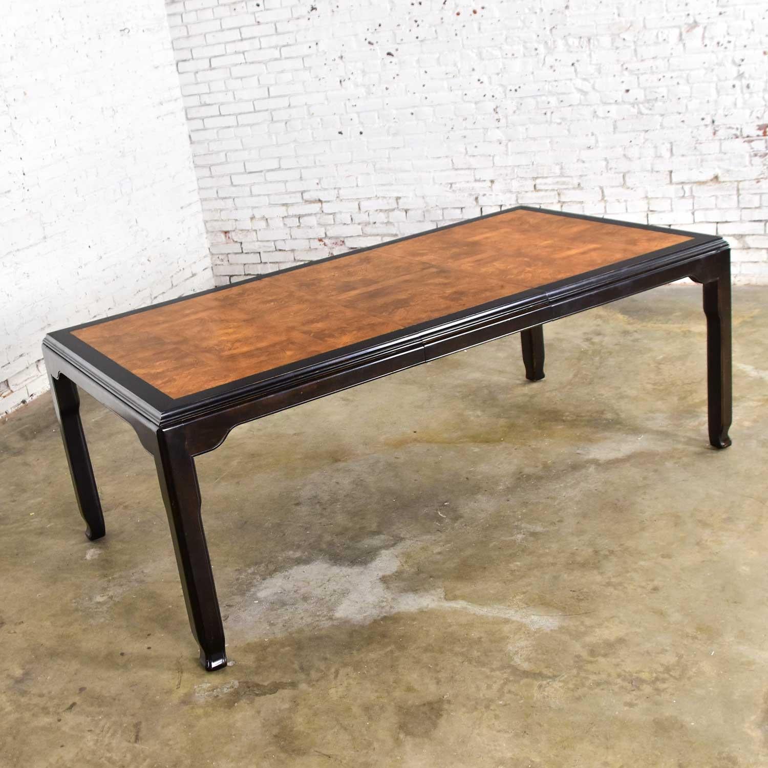 Century Chinoiserie Hollywood Regency Chin Hua Dining Table by Raymond K. Sobota 4