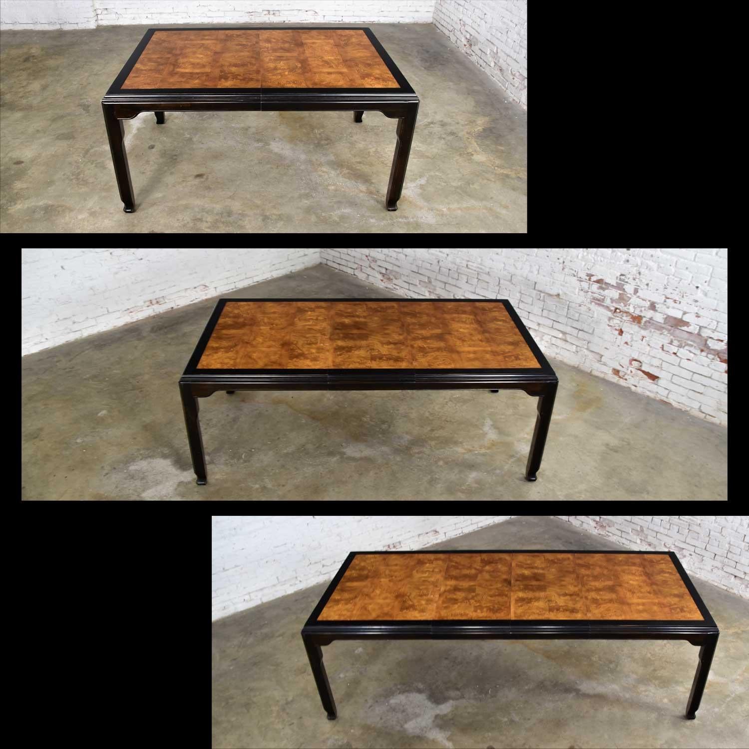 Century Chinoiserie Hollywood Regency Chin Hua Dining Table by Raymond K. Sobota 7