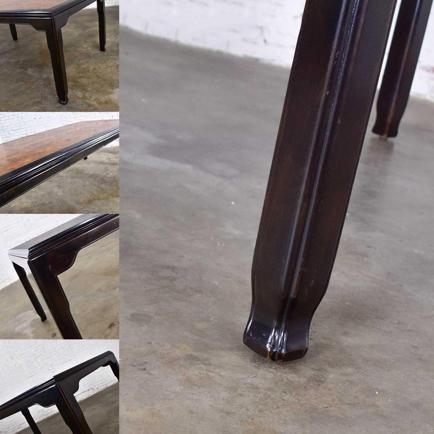 Century Chinoiserie Hollywood Regency Chin Hua Dining Table by Raymond K. Sobota 8