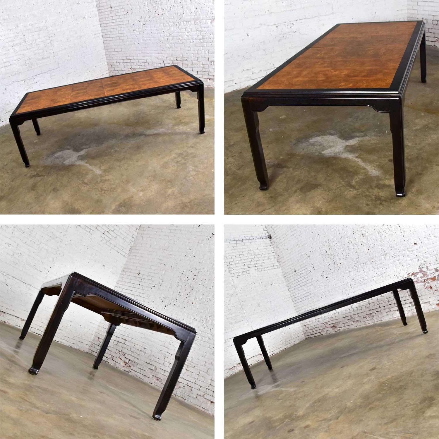 Century Chinoiserie Hollywood Regency Chin Hua Dining Table by Raymond K. Sobota 11