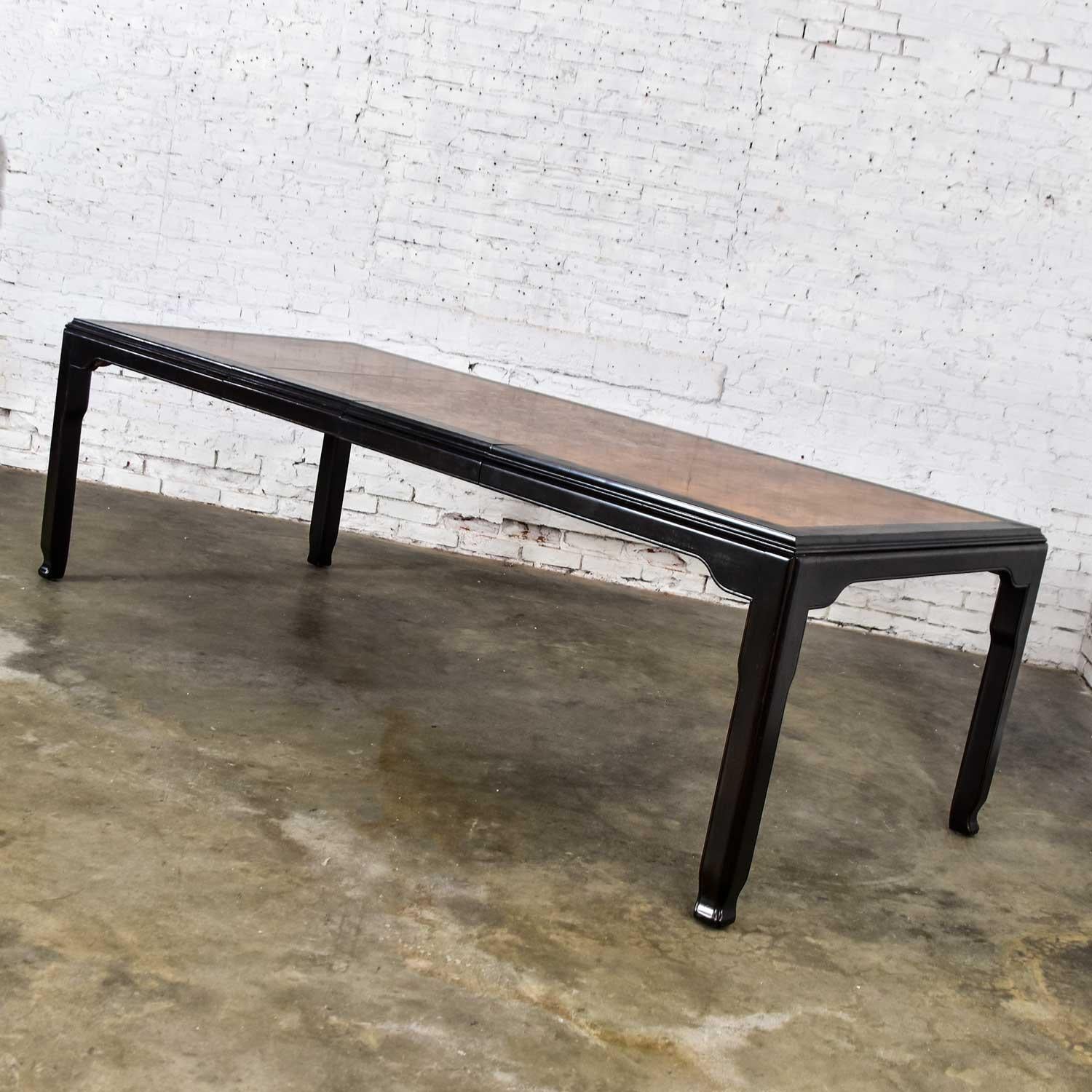 20th Century Century Chinoiserie Hollywood Regency Chin Hua Dining Table by Raymond K. Sobota