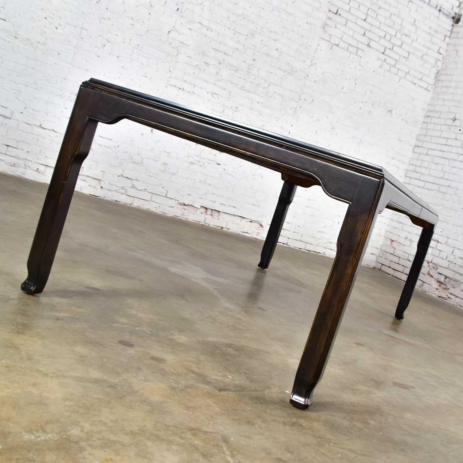 Century Chinoiserie Hollywood Regency Chin Hua Dining Table by Raymond K. Sobota 1
