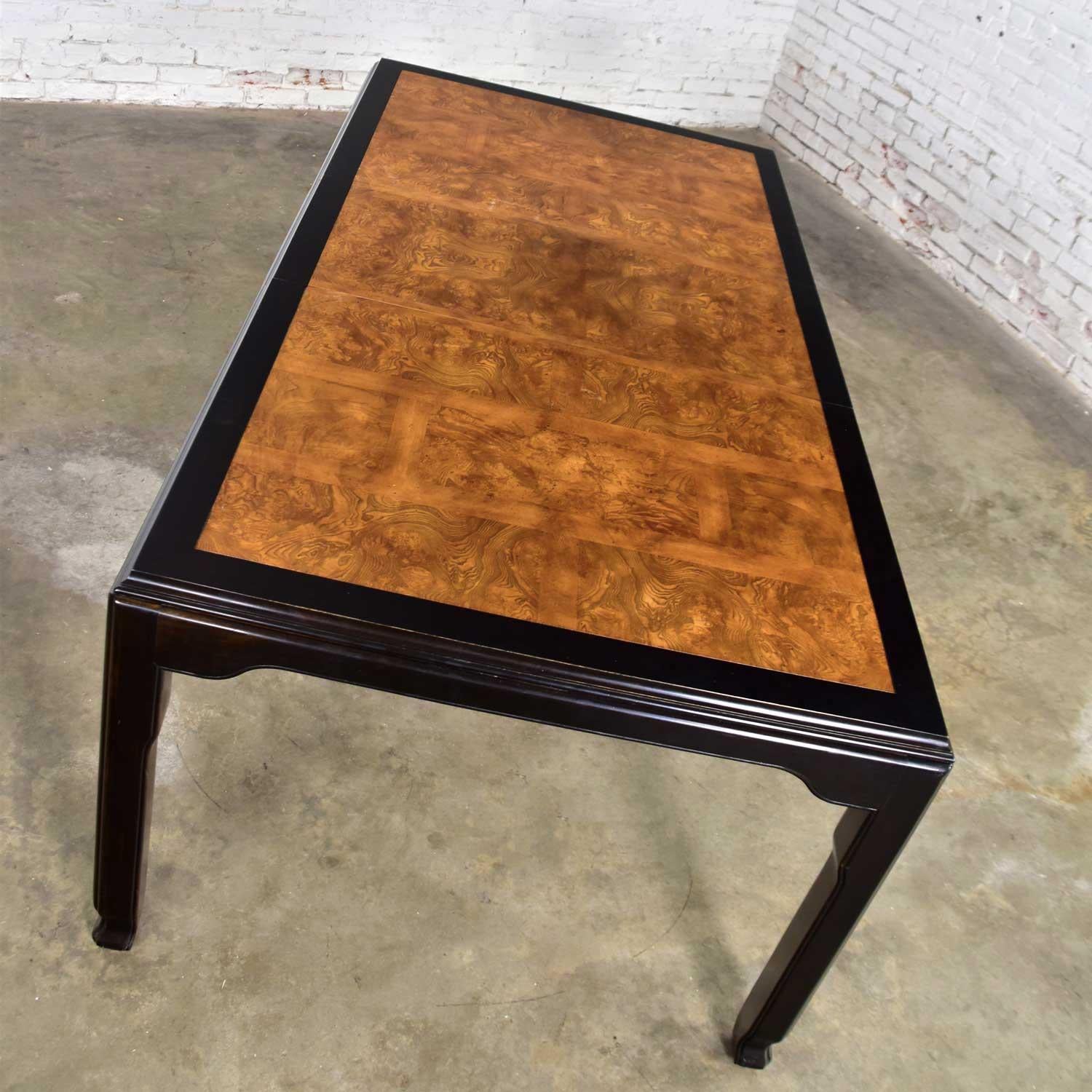 Century Chinoiserie Hollywood Regency Chin Hua Dining Table by Raymond K. Sobota 2