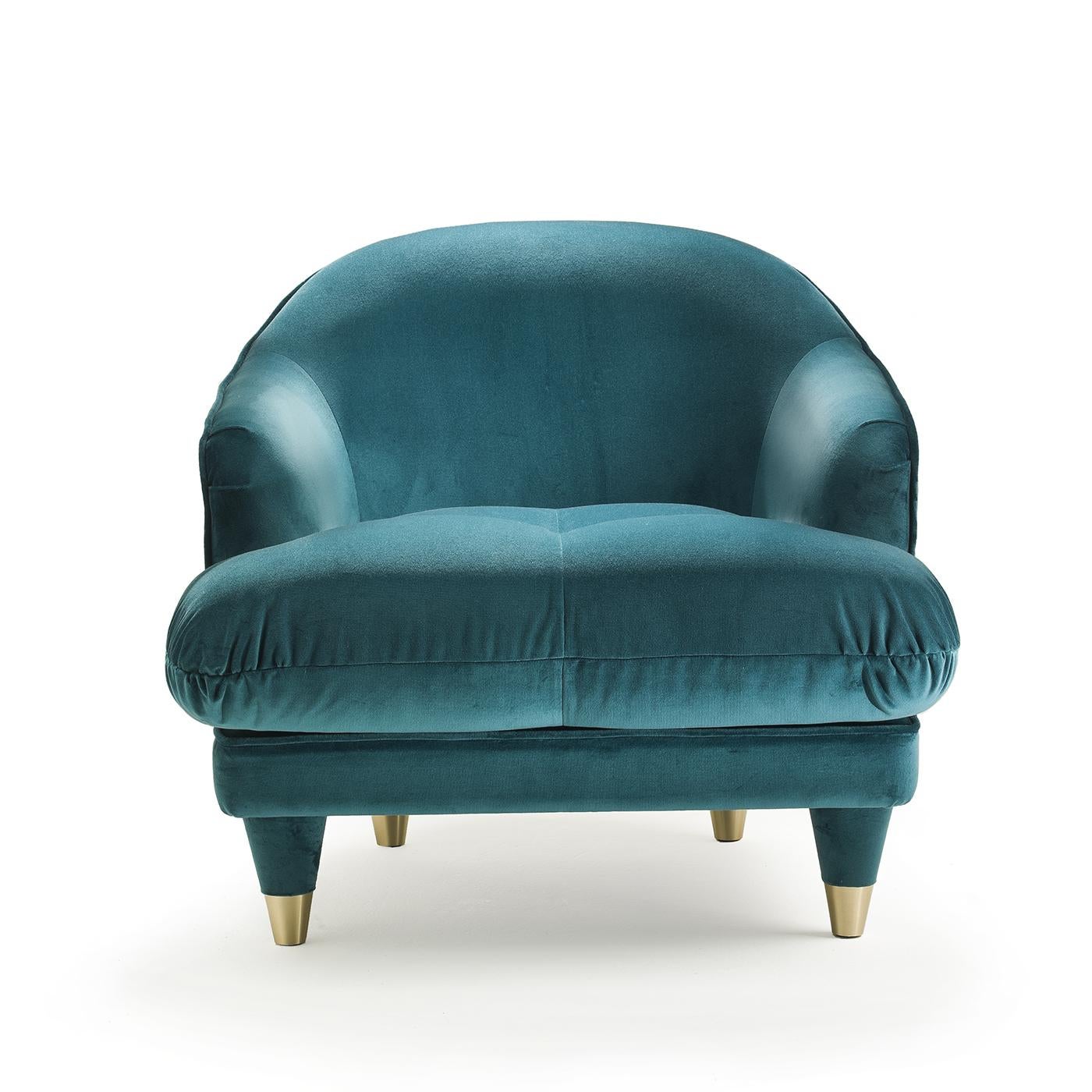 Italian Century Club Armchair For Sale