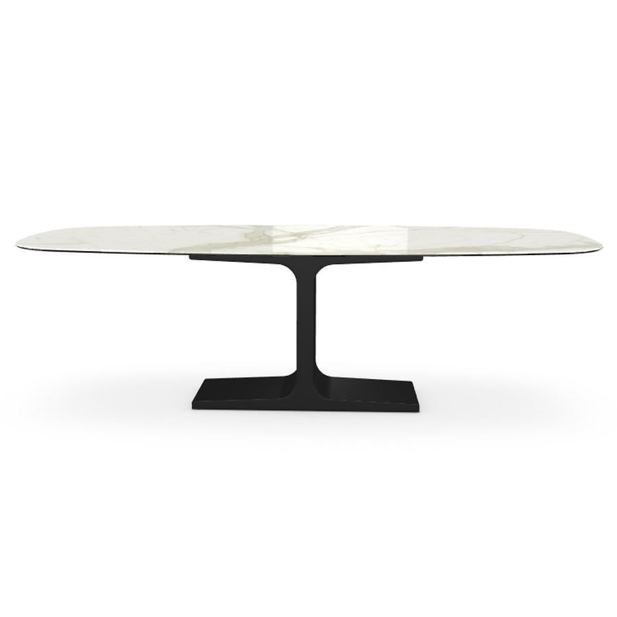 ceramic top table with metal legs