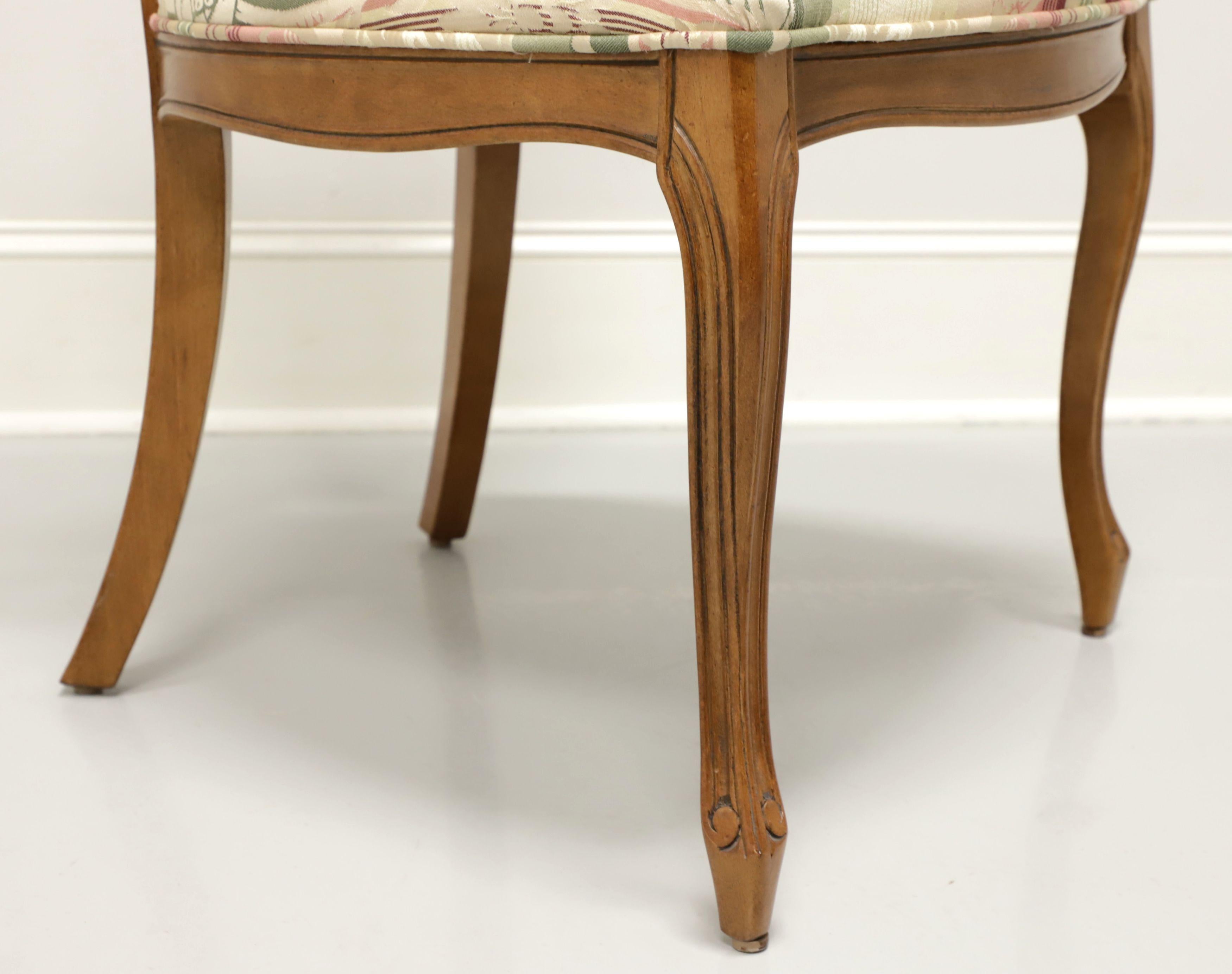 CENTURY French Country Oval Back Dining Side Chairs Pair For Sale at