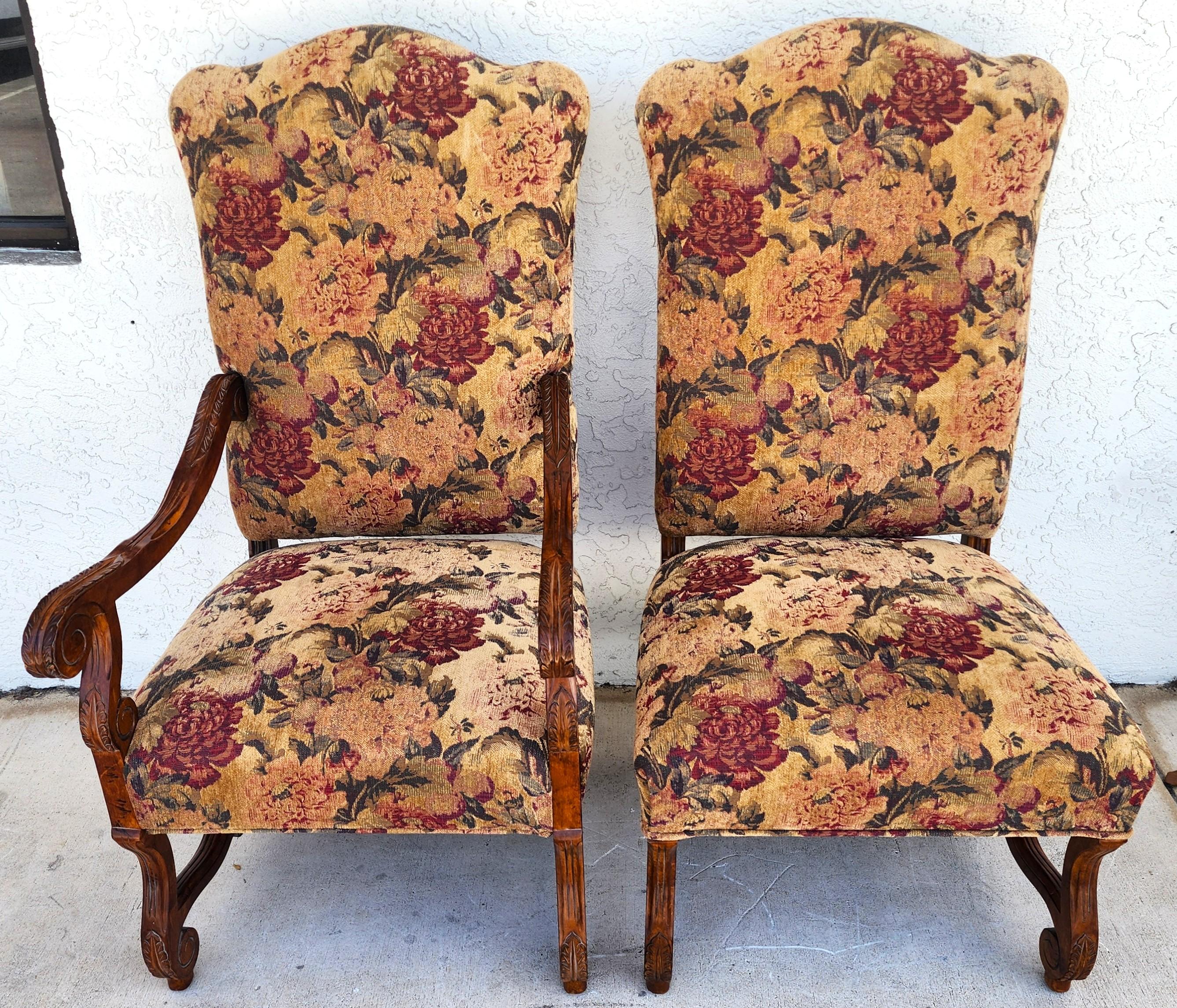 Chaises de salle à manger Amelia de Century Furniture Ancien monde toscan en vente 5