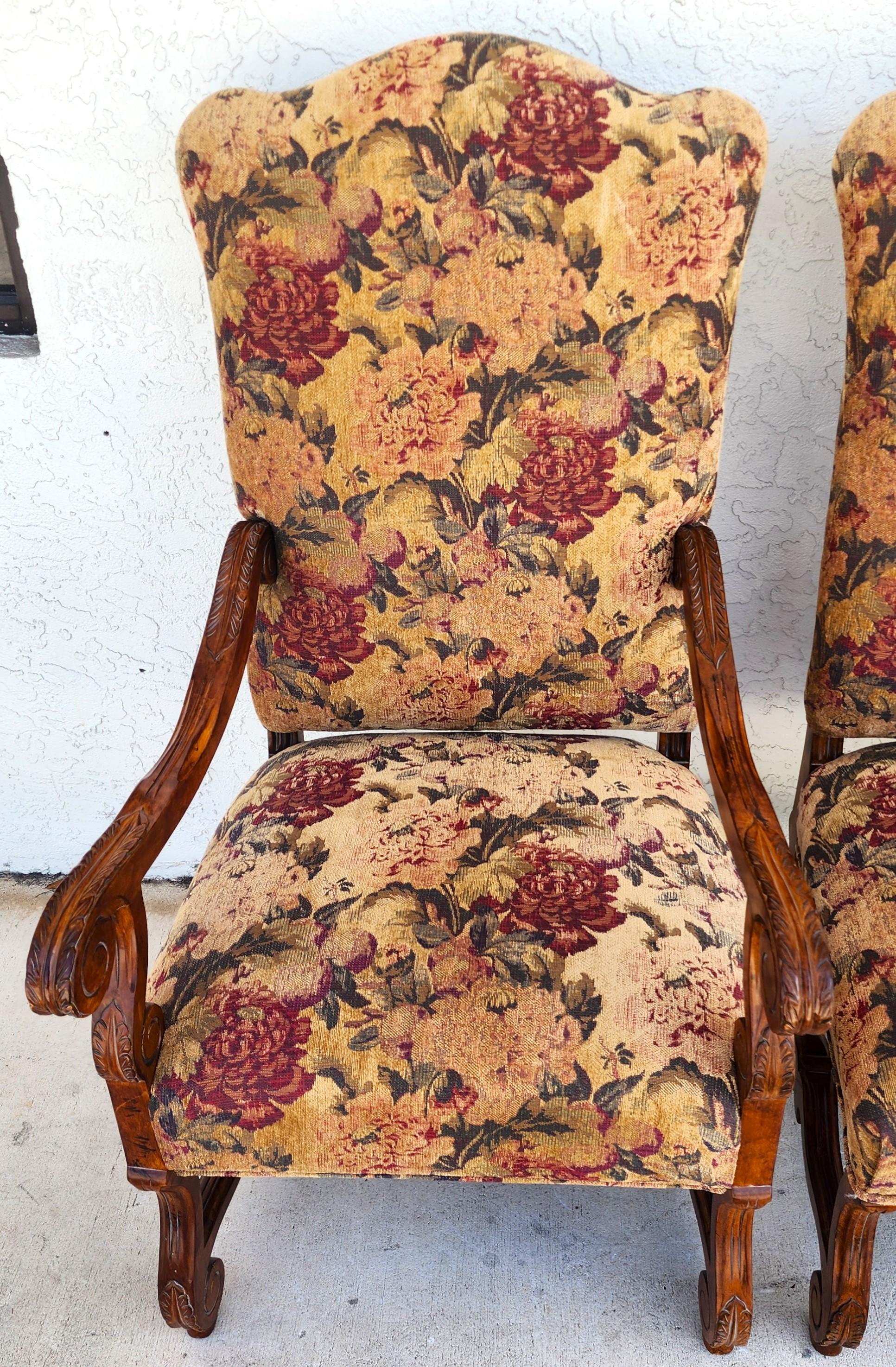 Chaises de salle à manger Amelia de Century Furniture Ancien monde toscan en vente 7