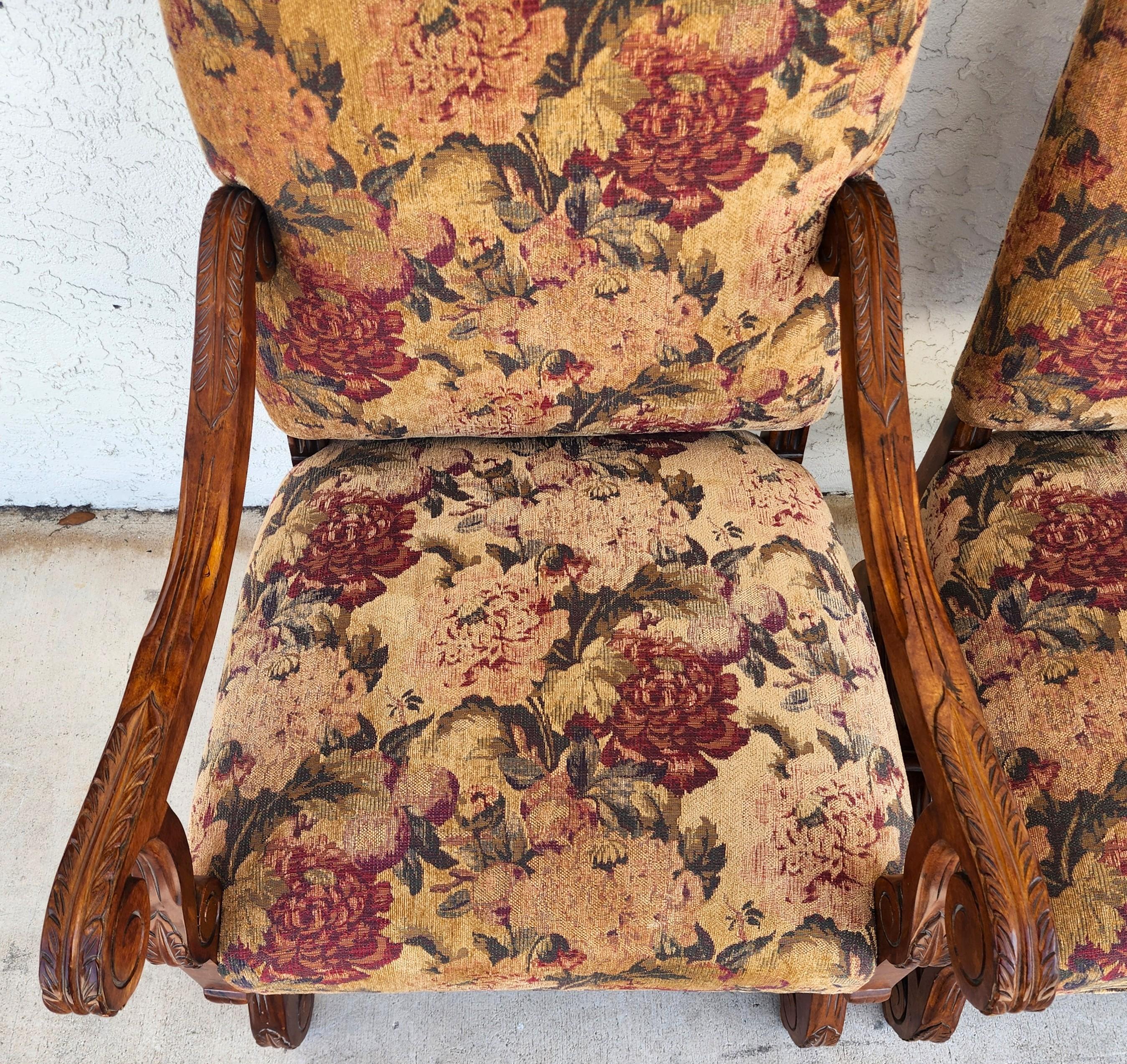 Chaises de salle à manger Amelia de Century Furniture Ancien monde toscan en vente 8