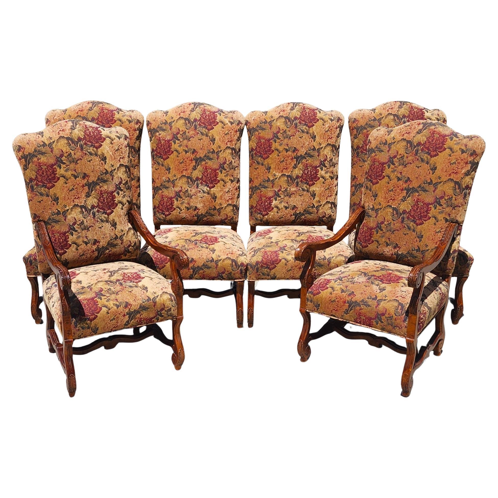 Chaises de salle à manger Amelia de Century Furniture Ancien monde toscan en vente