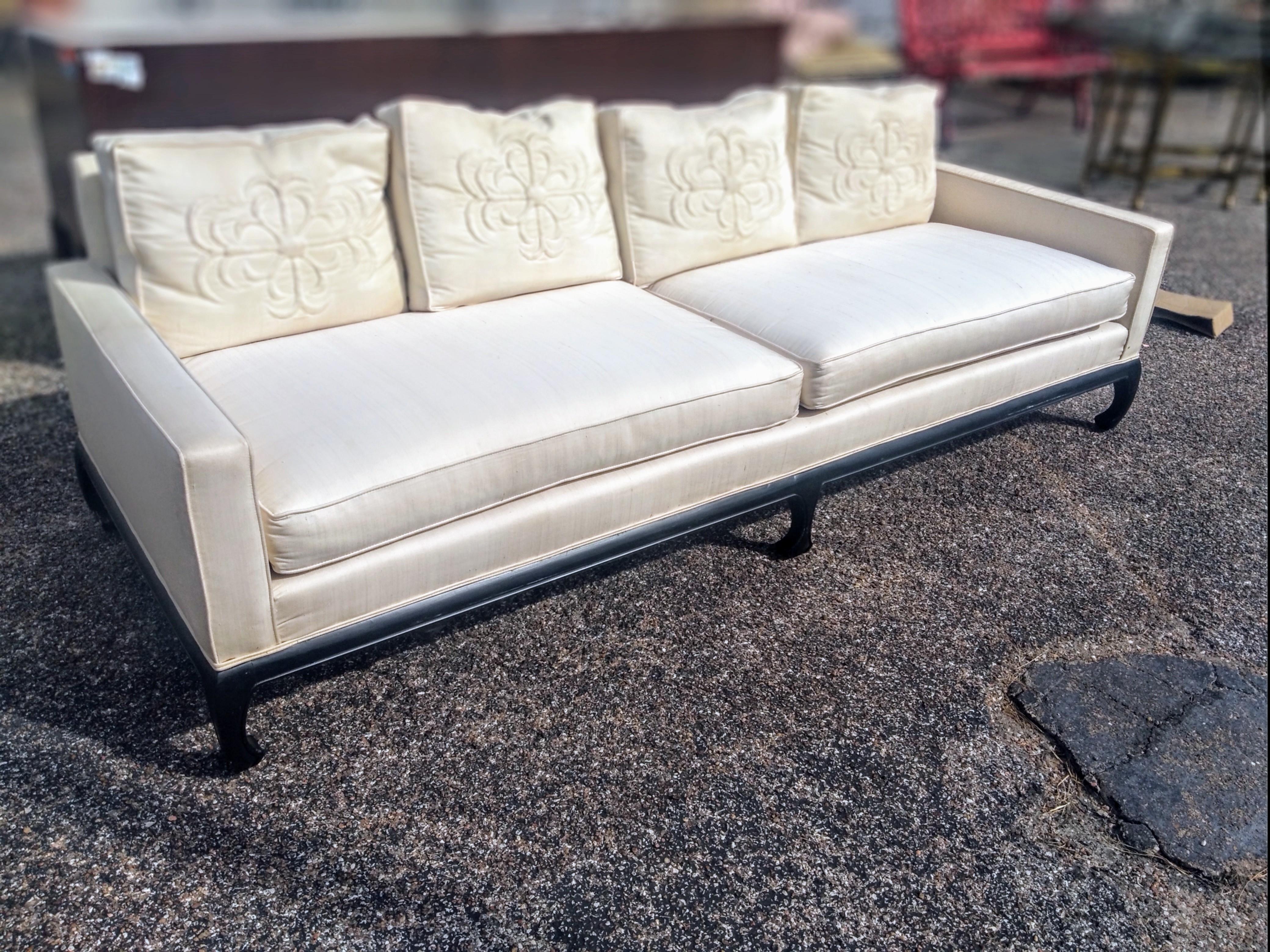 American Century Furniture Asian Inspired Sofa For Sale