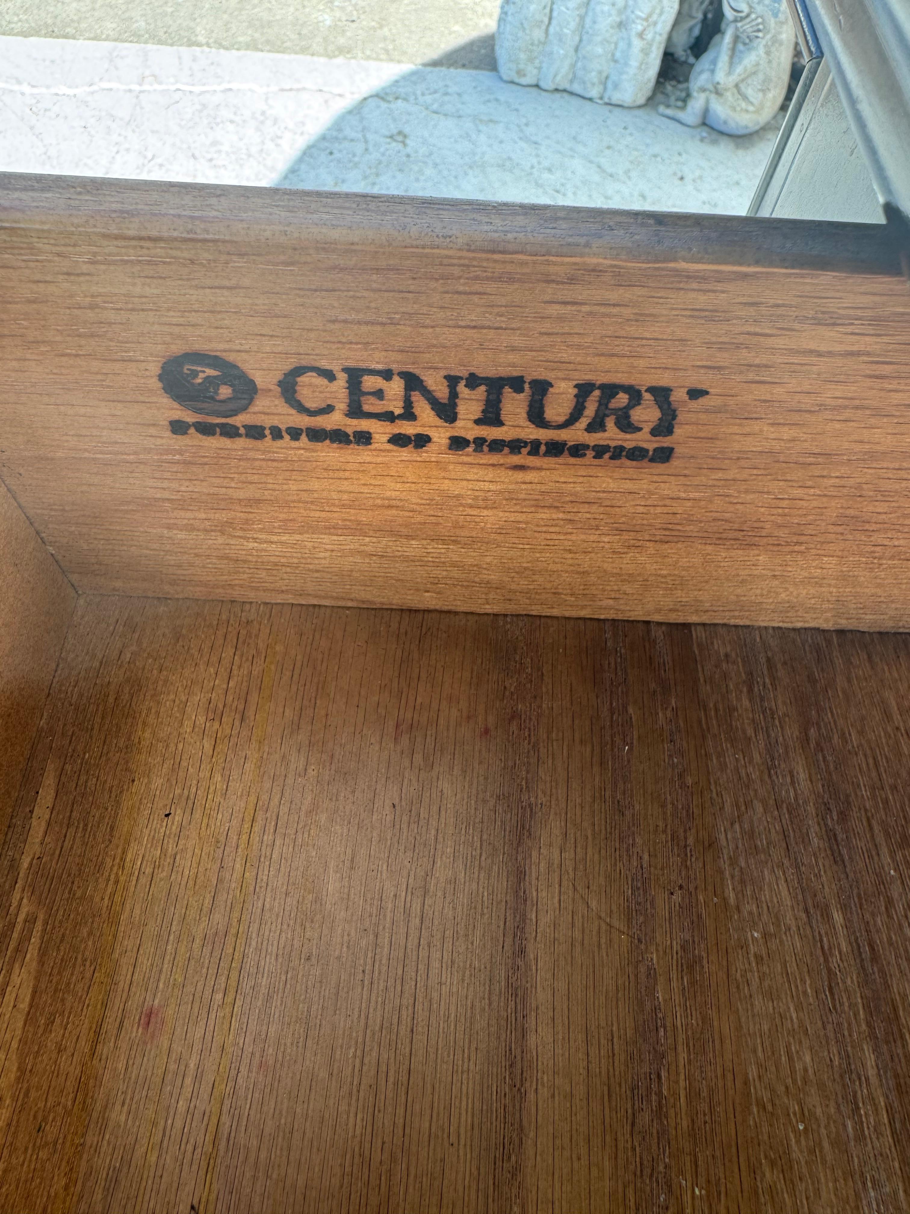 20th Century Century Furniture Black Lacquer and Brass Ming Style Console For Sale
