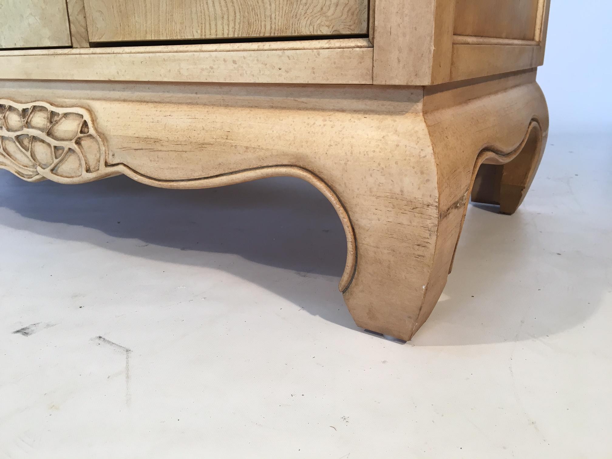 Century Furniture Burl Wood Asian Chinoiserie Server 1