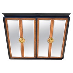 Century Furniture Chin Hua Burl wood Vitrine by Raymond Sobota