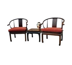 Century Furniture Chin Hua Collection Horseshoe Arm Chairs