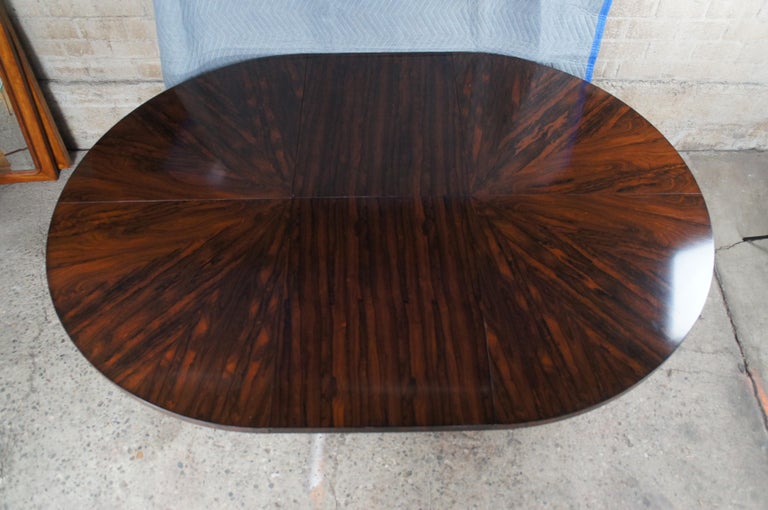 Century Furniture Chin Hua Haikou Maple Ziricote Round Extendable Dining Table 6