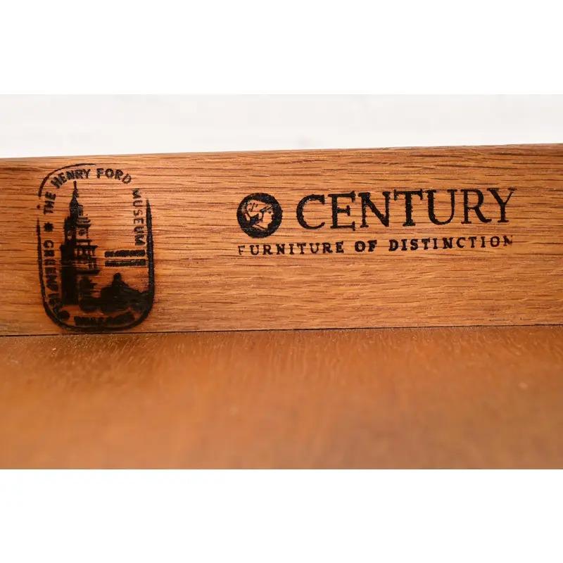Century Furniture Chippendale Solid Mahogany Block Front Chest of Drawers For Sale 4
