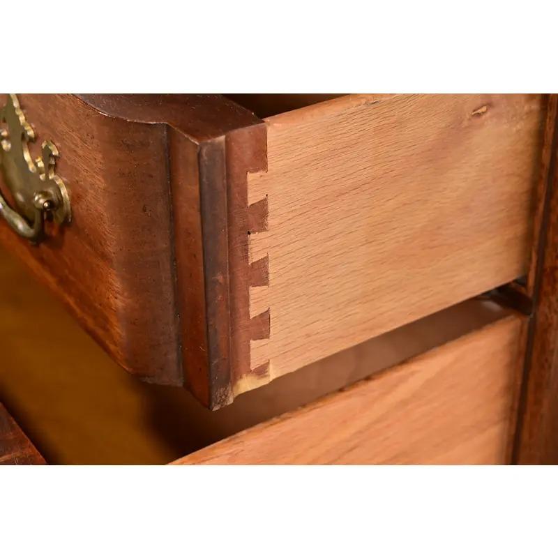 Century Furniture Chippendale Solid Mahogany Block Front Chest of Drawers For Sale 3