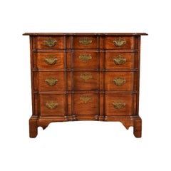 Century Furniture Chippendale Solid Mahogany Block Front Chest of Drawers