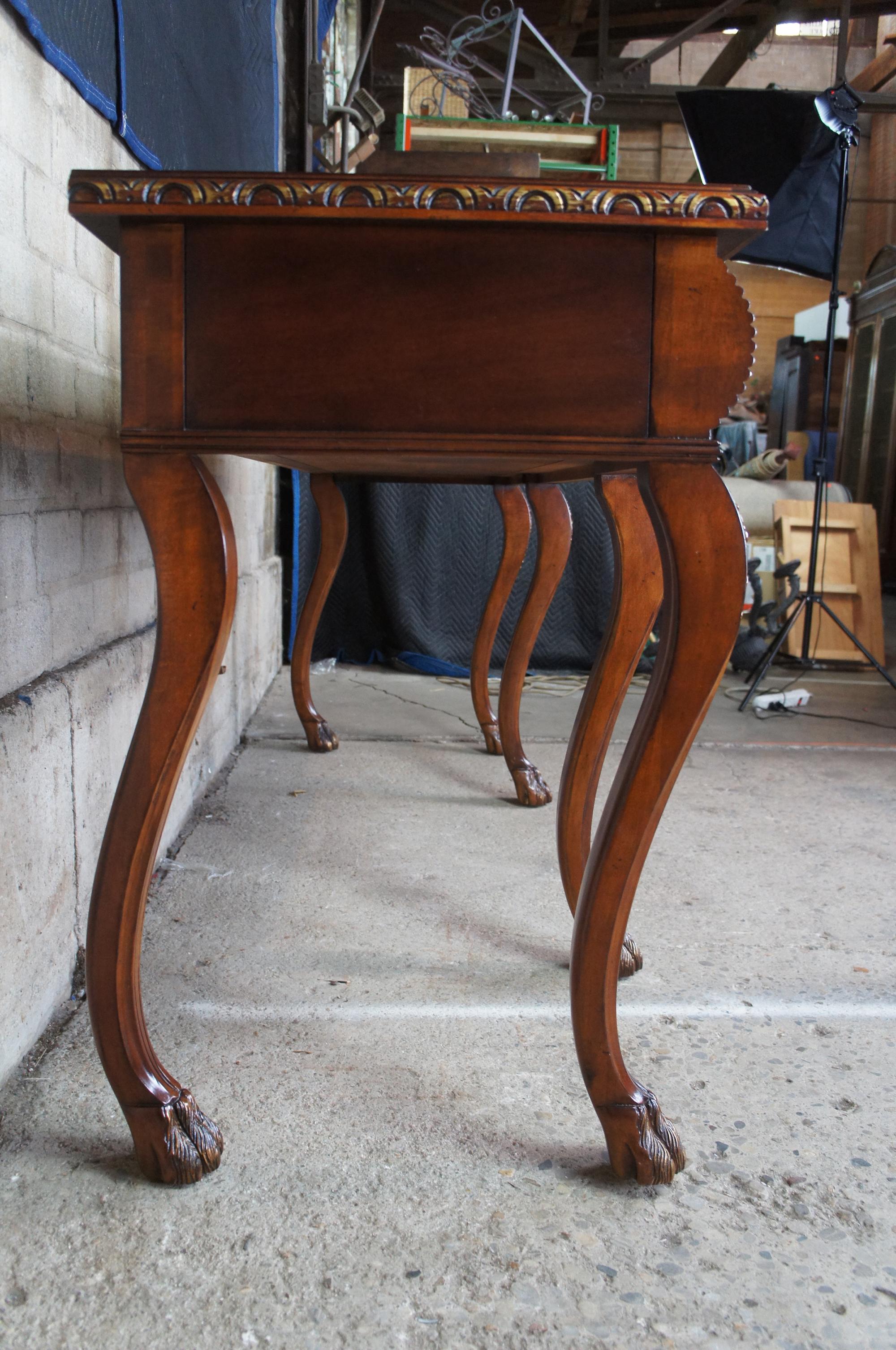 Century Furniture Chippendale Style Mahogany Paw Foot Sideboard Buffet Console 4