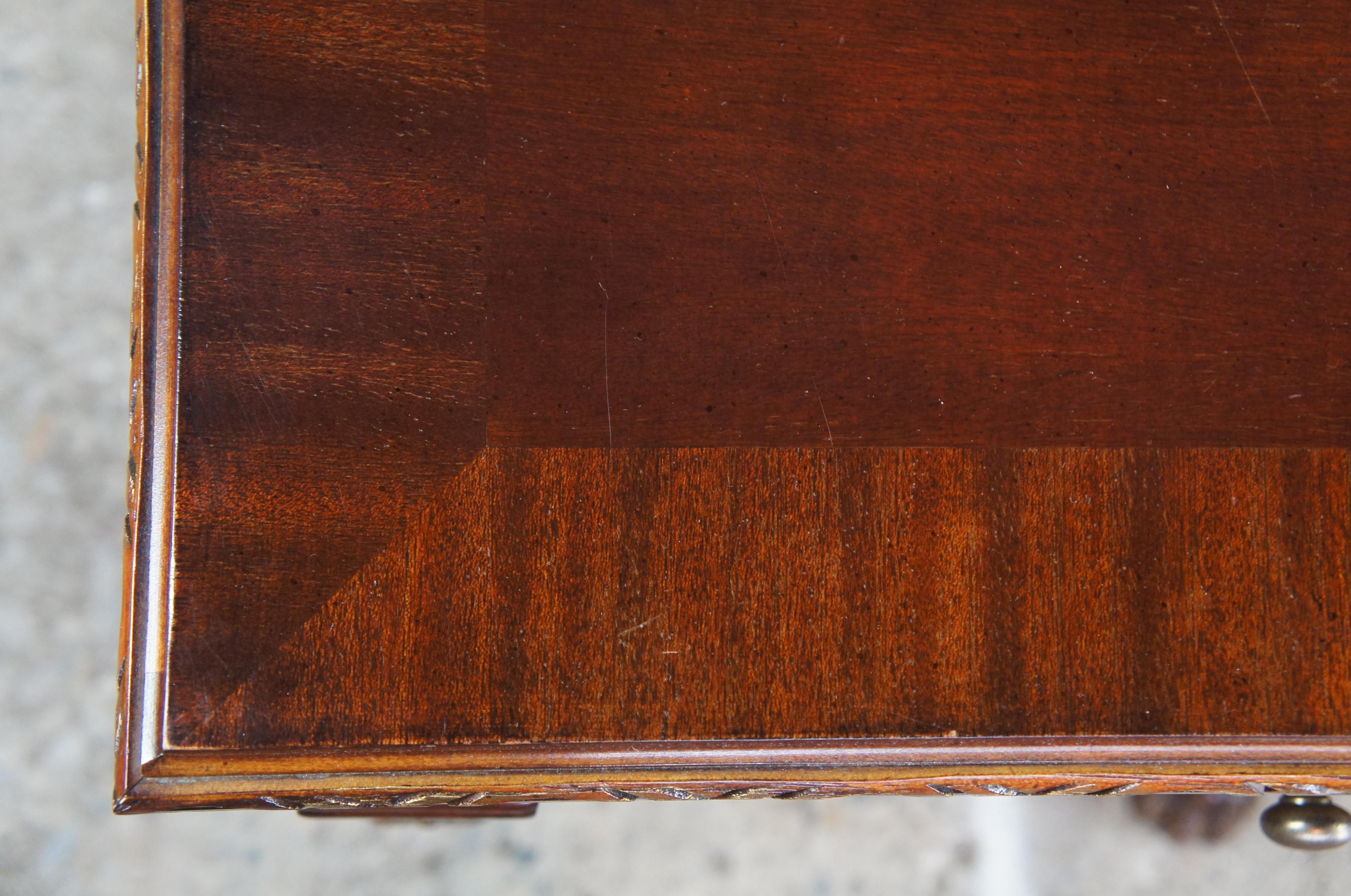 Century Furniture Chippendale Style Mahogany Paw Foot Sideboard Buffet Console 7