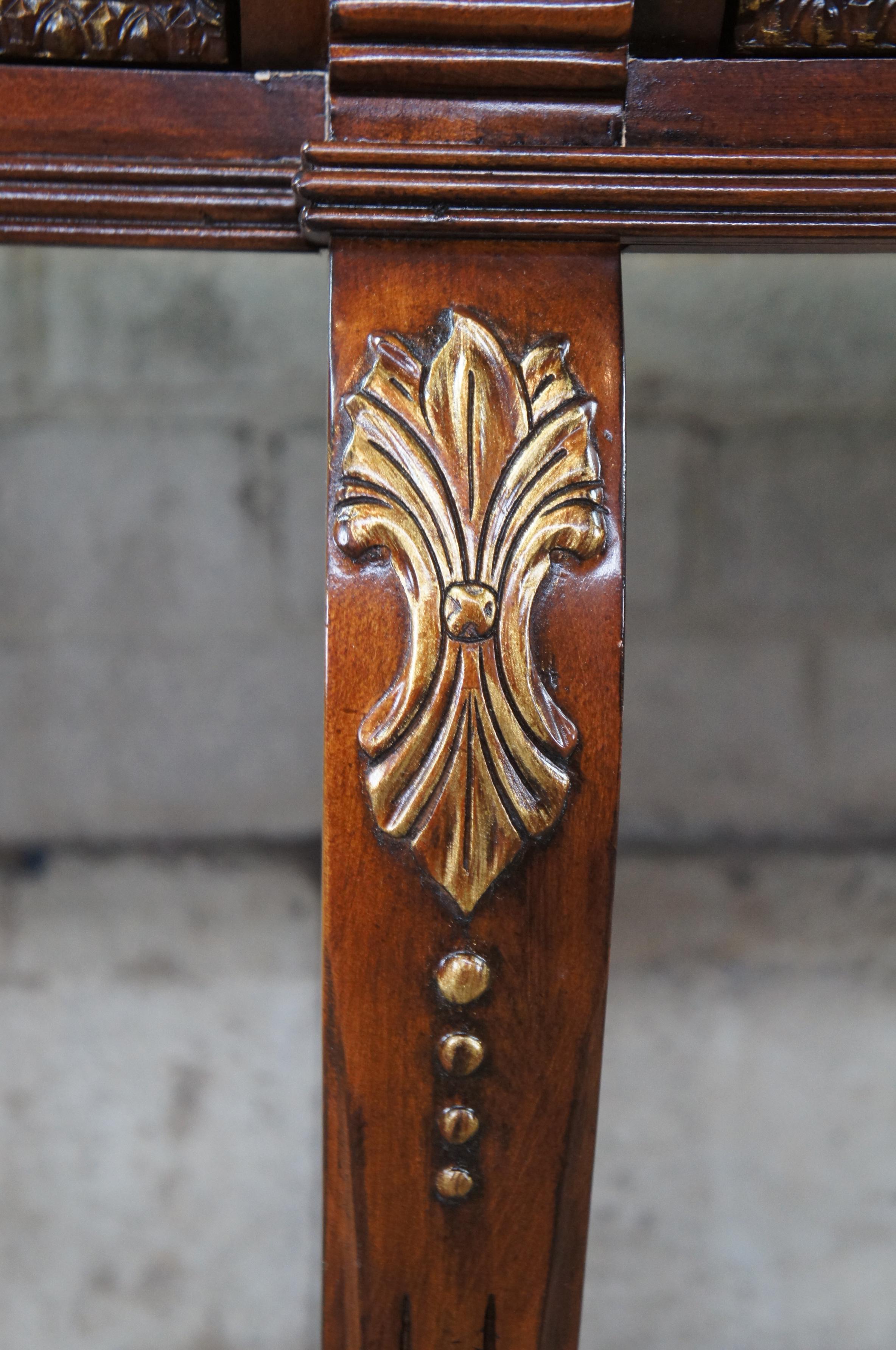 Century Furniture Chippendale Style Mahogany Paw Foot Sideboard Buffet Console 4