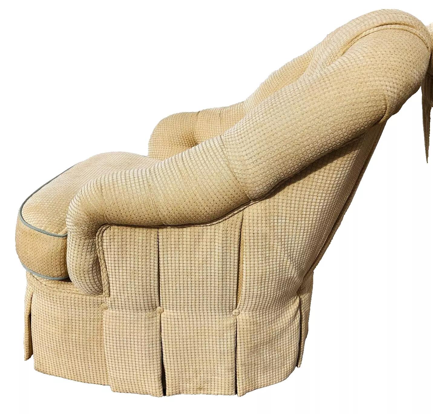 CENTURY Furniture Club Chairs English Oversized Pair For Sale 3
