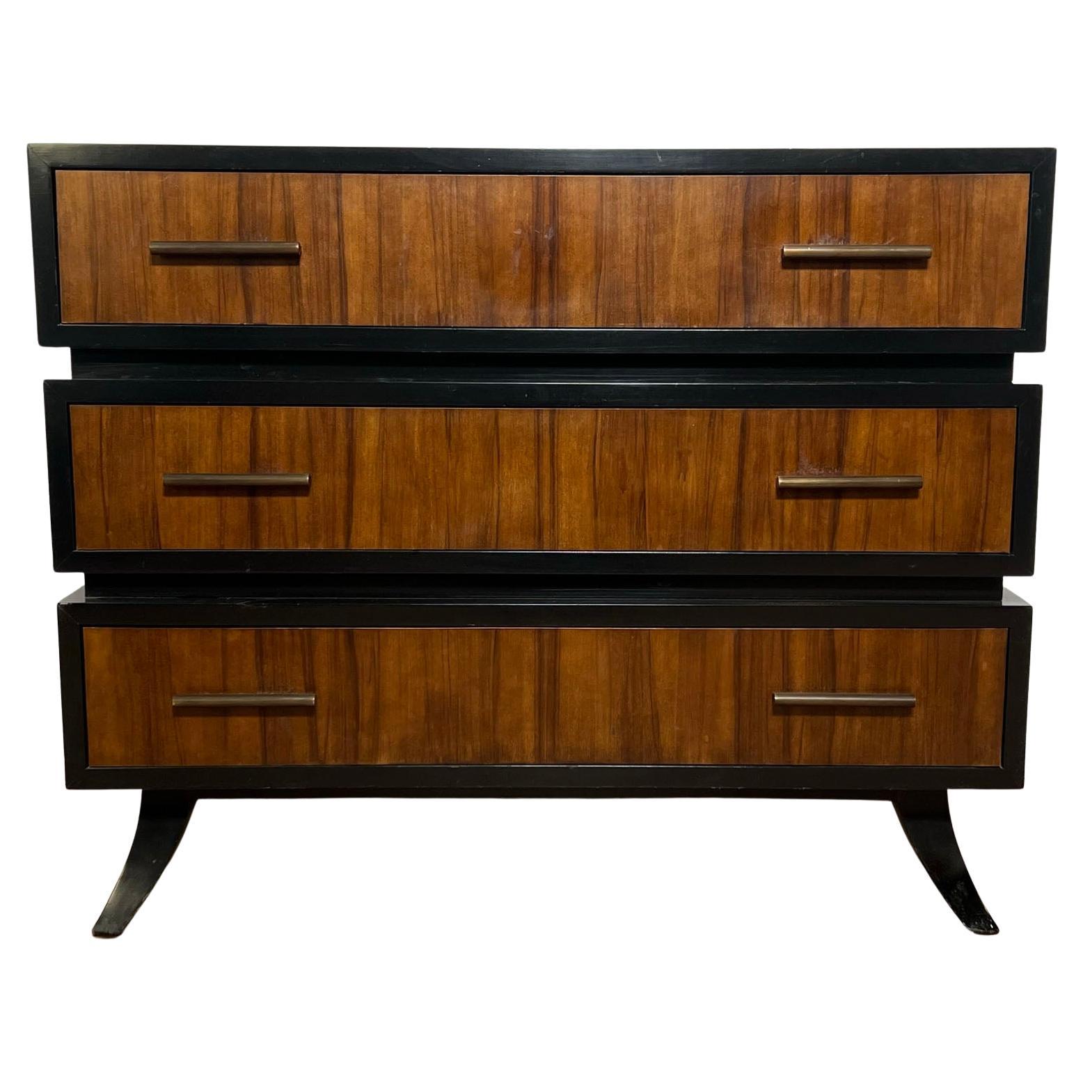 Century Furniture Contrasting Stacked Chest of Drawers from the Milan Series