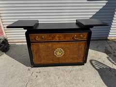 Century Furniture Flip Top Chin Hua Server on casters