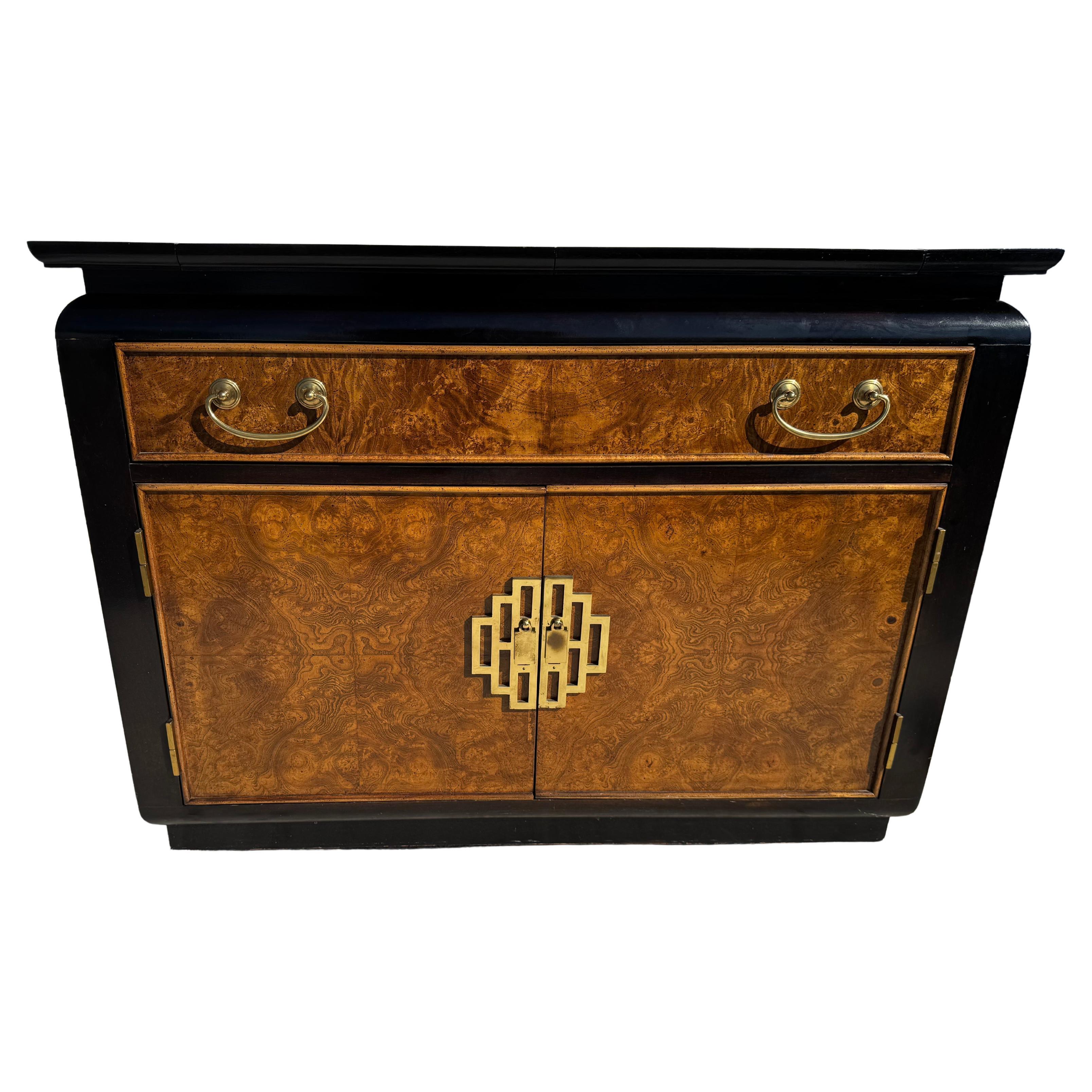 Century Furniture Flip Top Chin Hua Server on casters