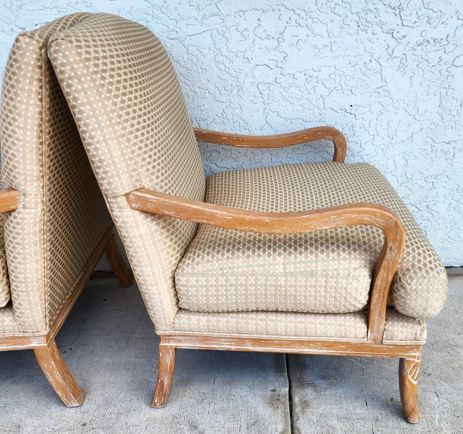 Paire de chaises longues de style campagne française de Century Furniture en vente 6