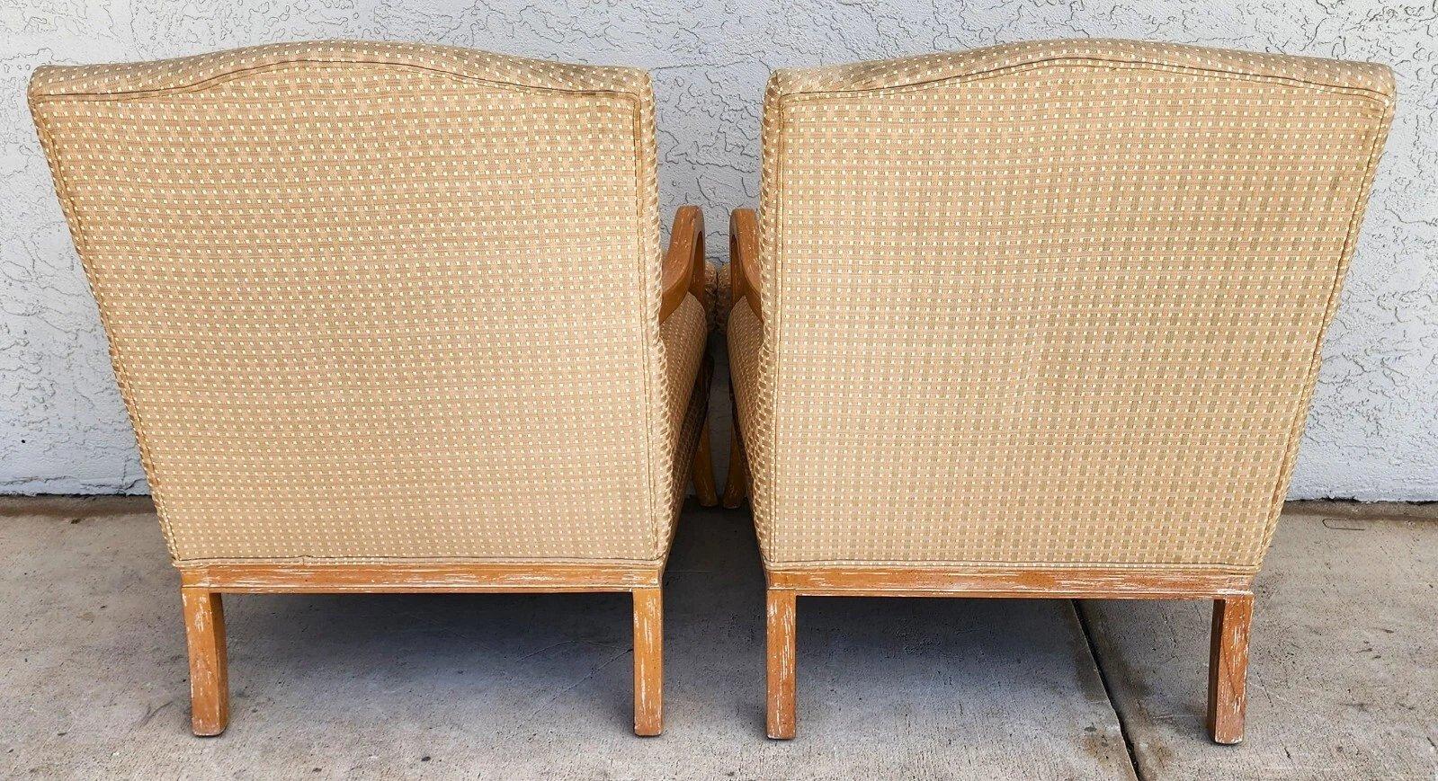 Paire de chaises longues de style campagne française de Century Furniture en vente 8