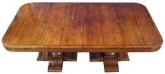 Century Furniture French Country Maple Double Pedestal Dining Table 611-303