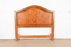 Century Furniture French Provincial Carved Cherry Wood Queen Size Headboard