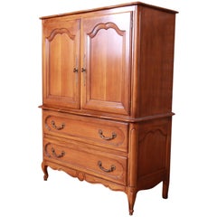 Century Furniture French Provincial Louis XV Cherry Wood Gentleman's Chest