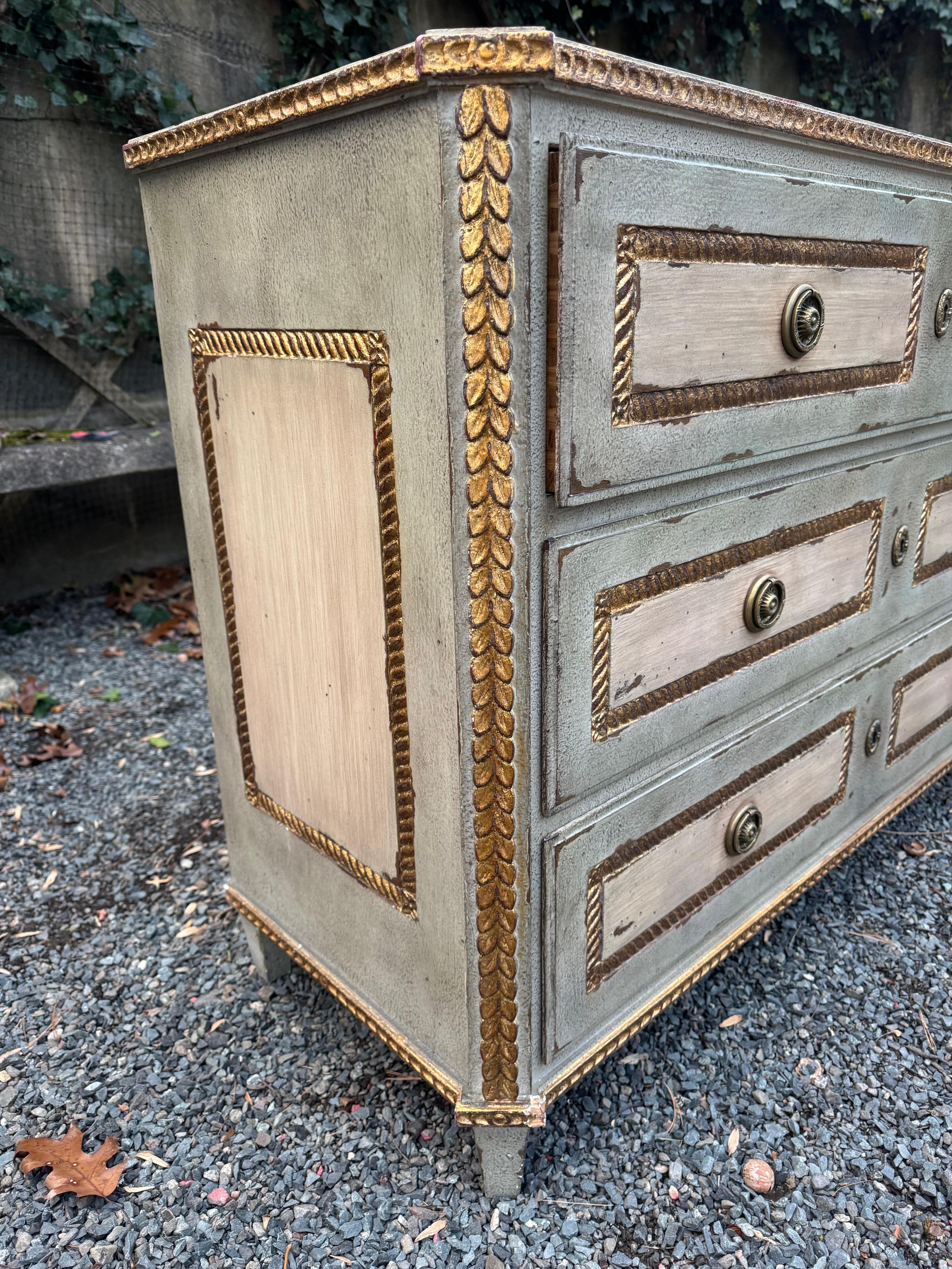 Century Furniture French Provincial Style Painted Chest of Drawers 1