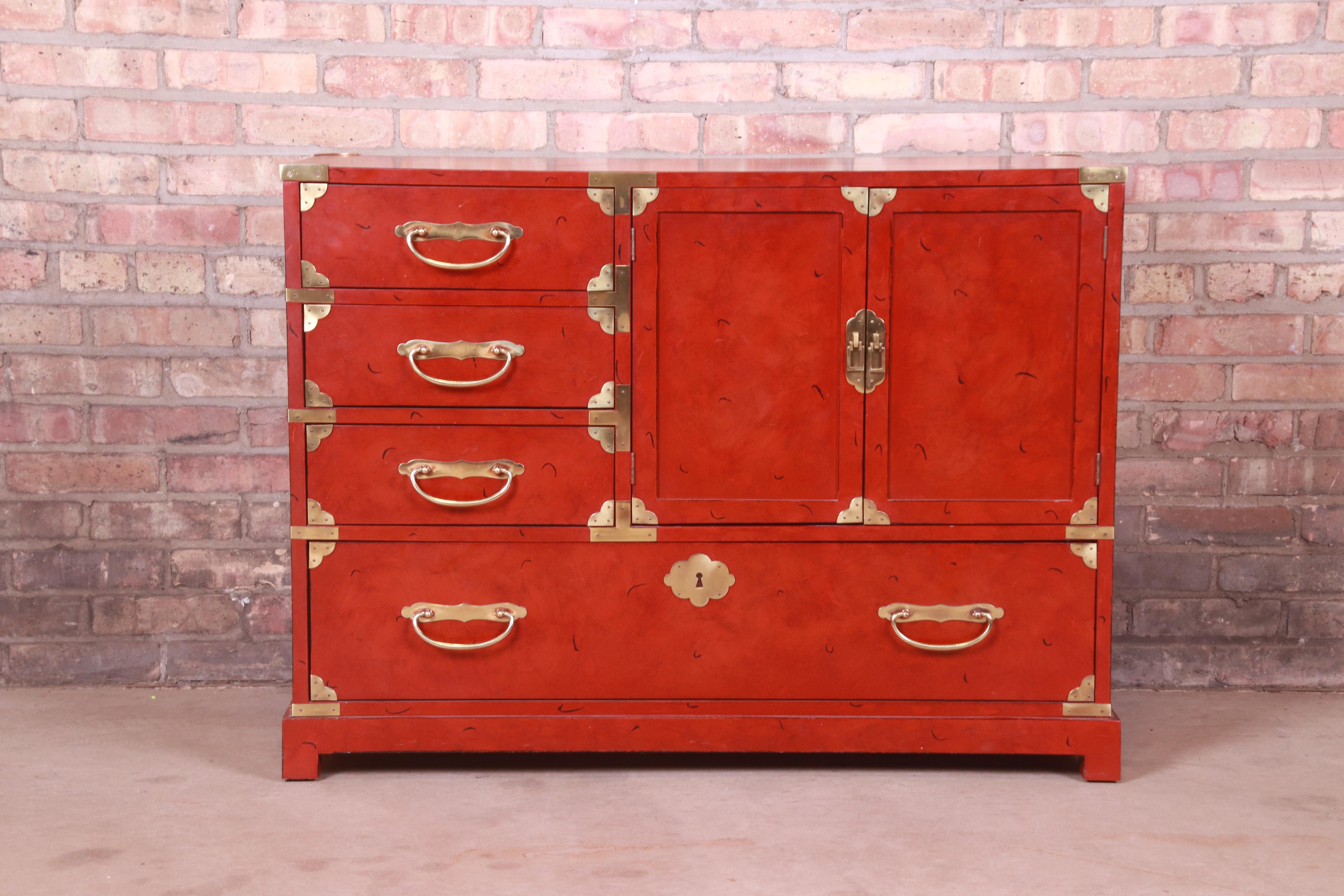 red lacquer furniture