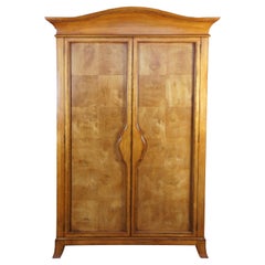 Century Furniture Honey Brown Armoire Clothing Entertainment Cabinet 651-214