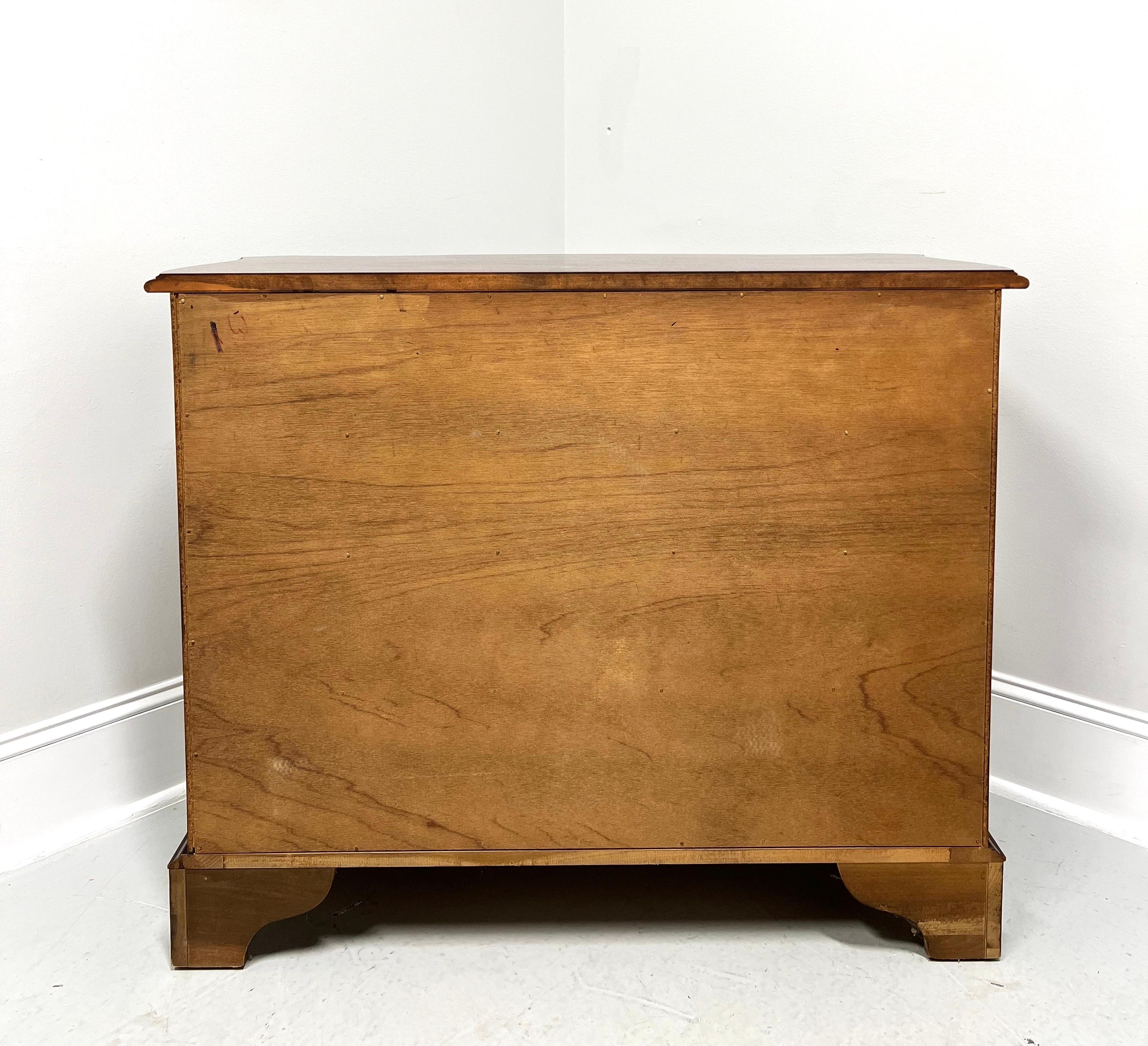 20th Century CENTURY FURNITURE Mahogany Chippendale Serpentine Bachelor Chest