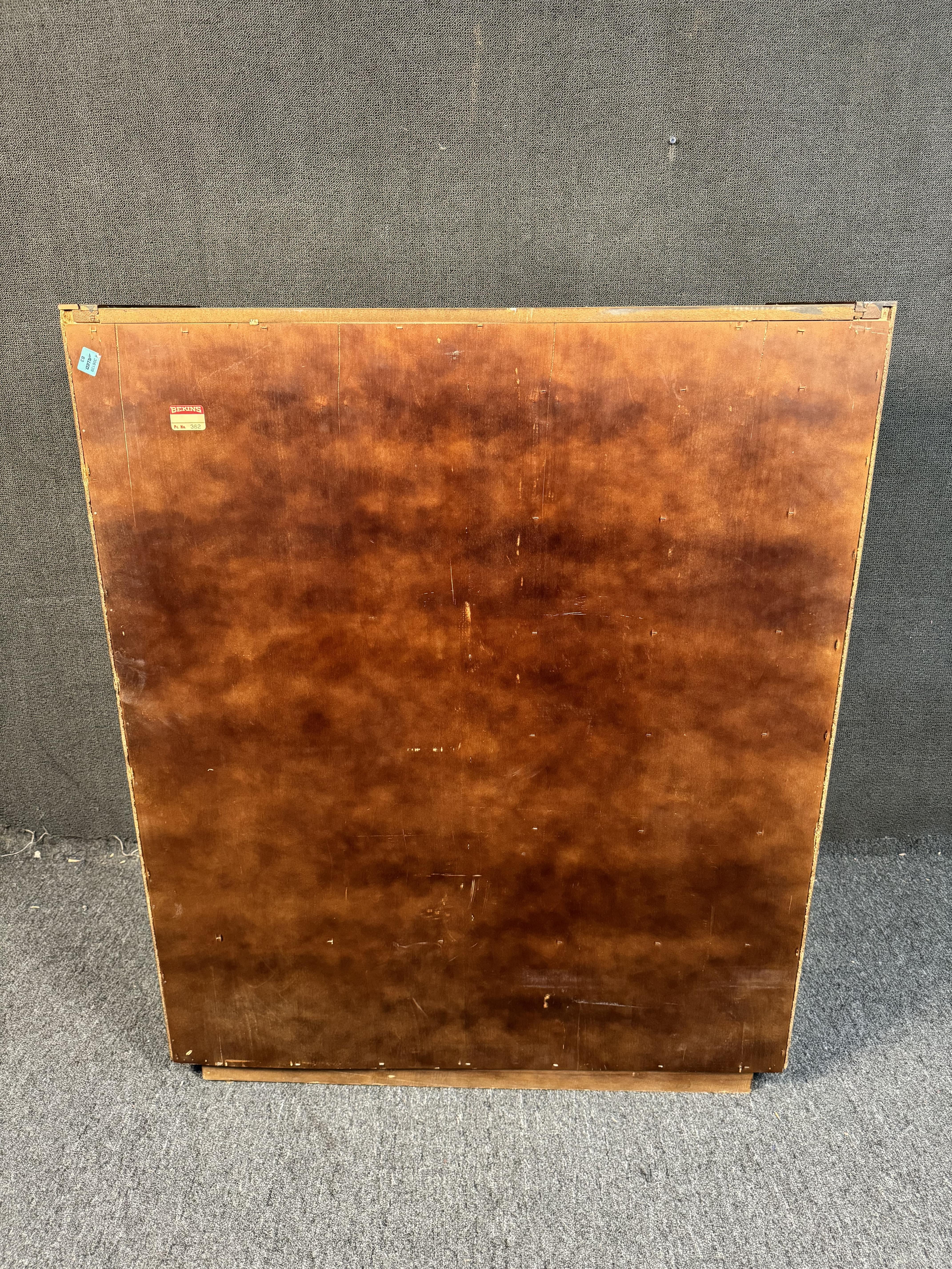 Century Furniture Burlwood and Brass Armoire Highboy 11